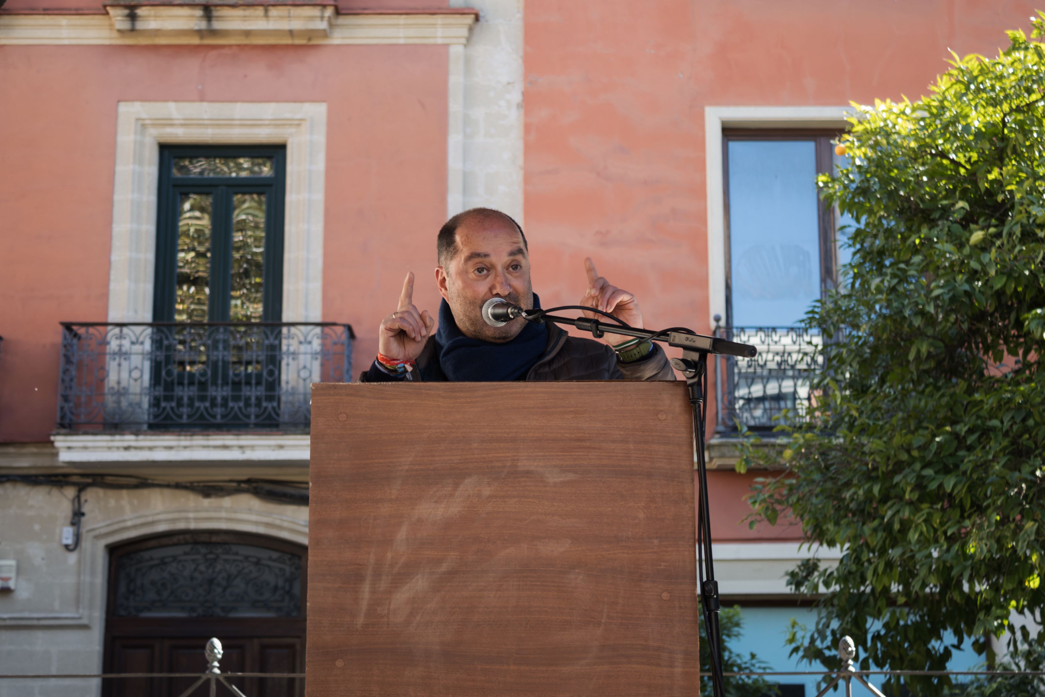 Concentración de la plataforma pro-indulto de Pacheco