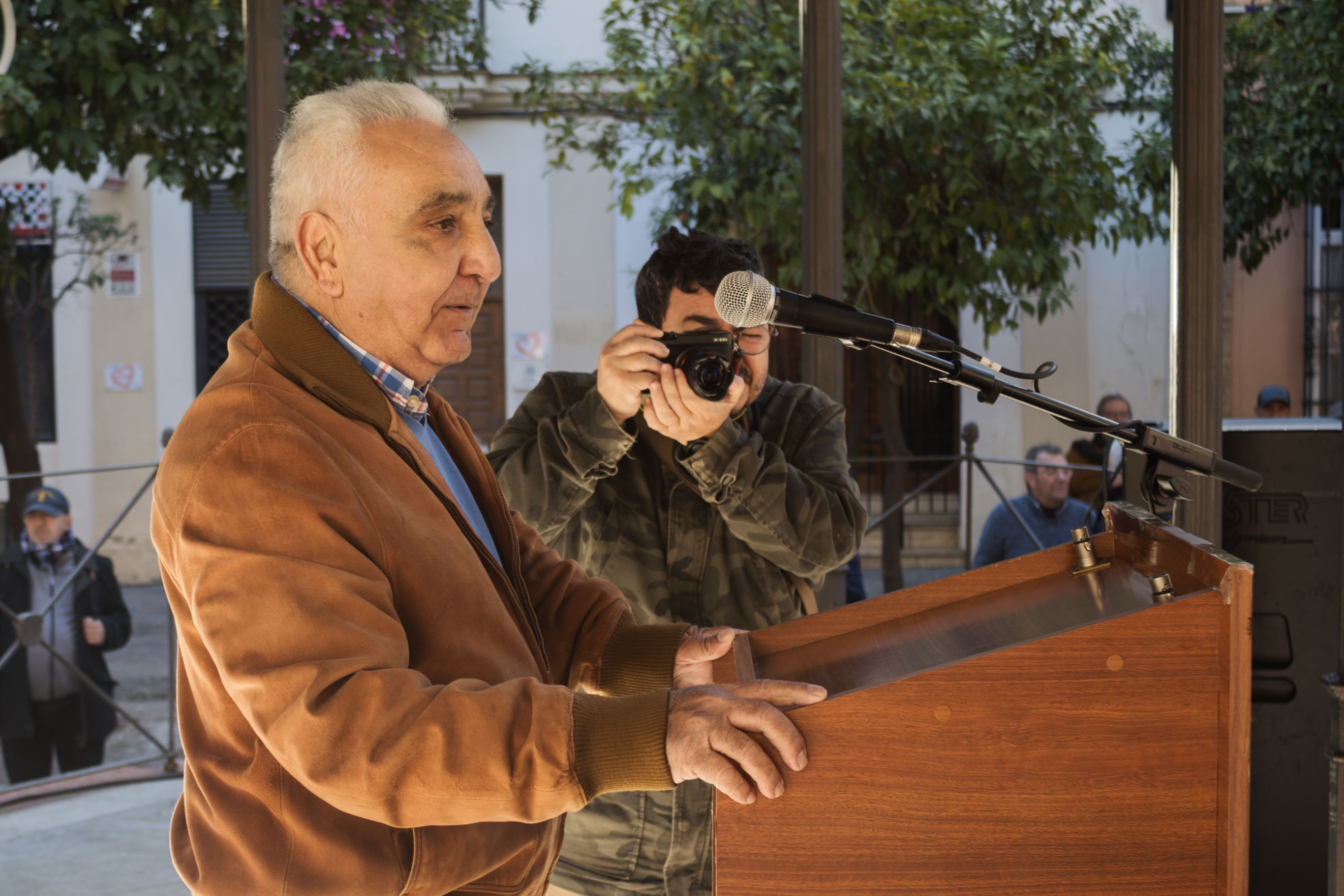 Concentración de la plataforma pro-indulto de Pacheco 