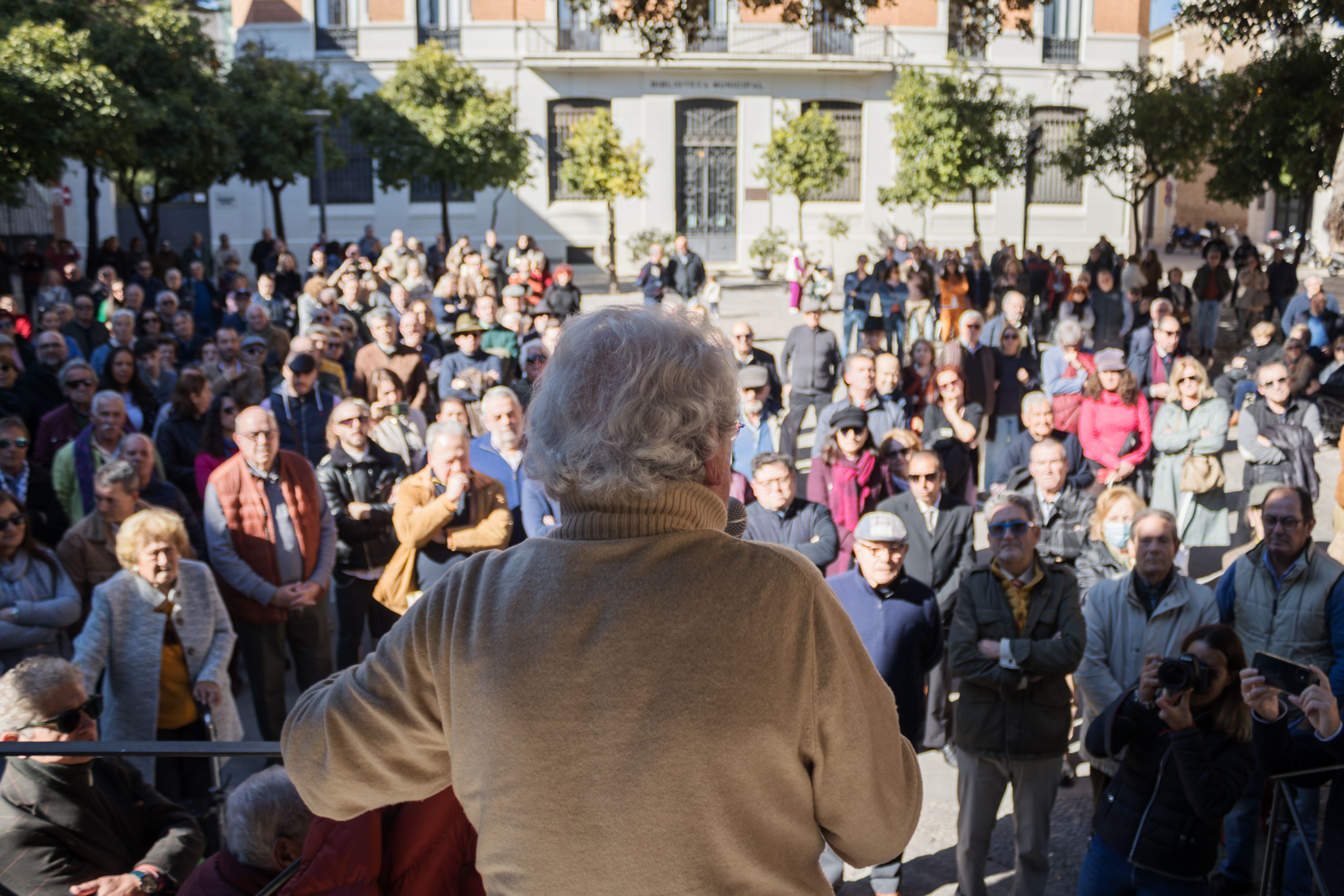 Concentración de la plataforma pro-indulto de Pacheco