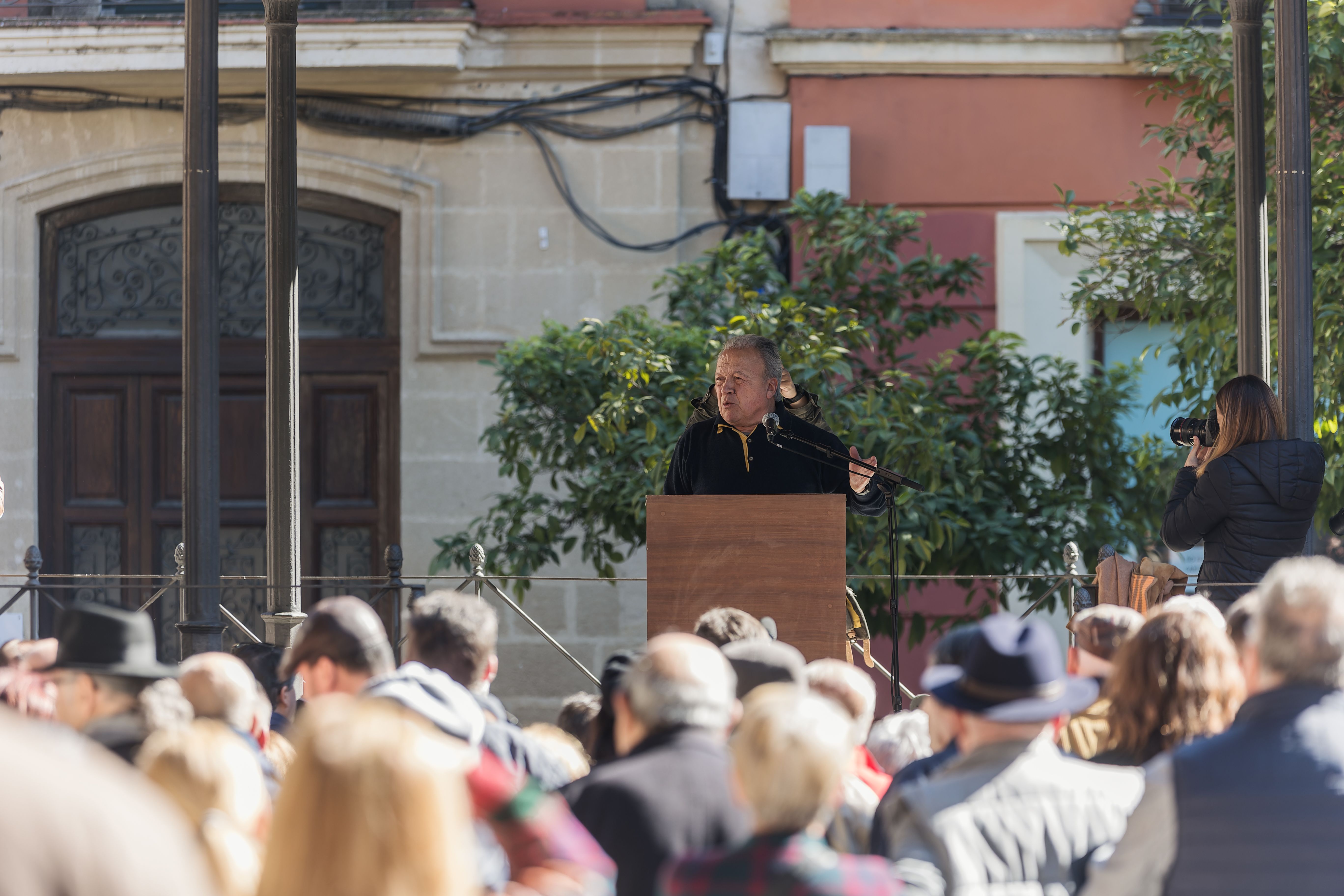 Concentración de la plataforma pro-indulto de Pacheco