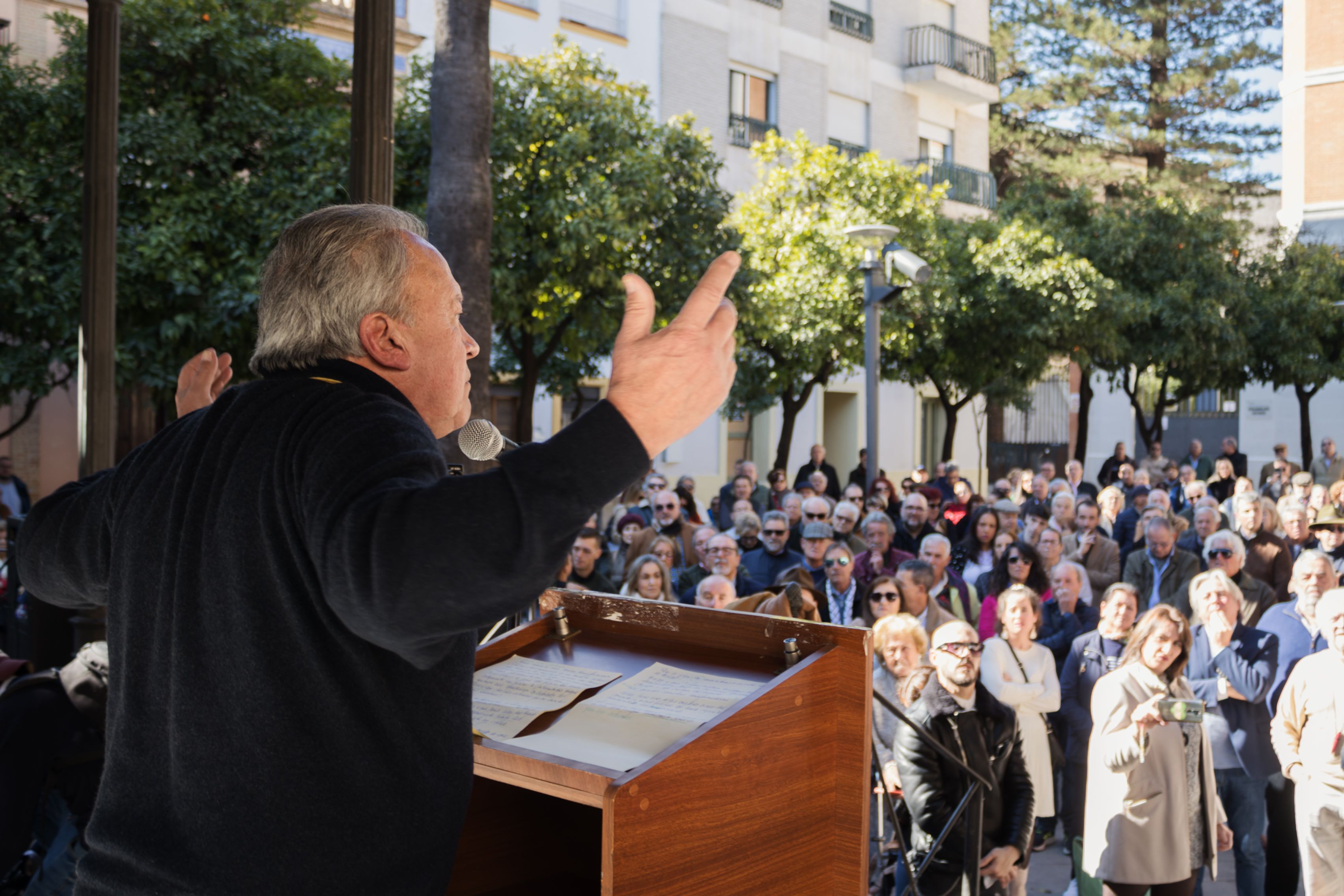 Concentración de la plataforma pro-indulto de Pacheco