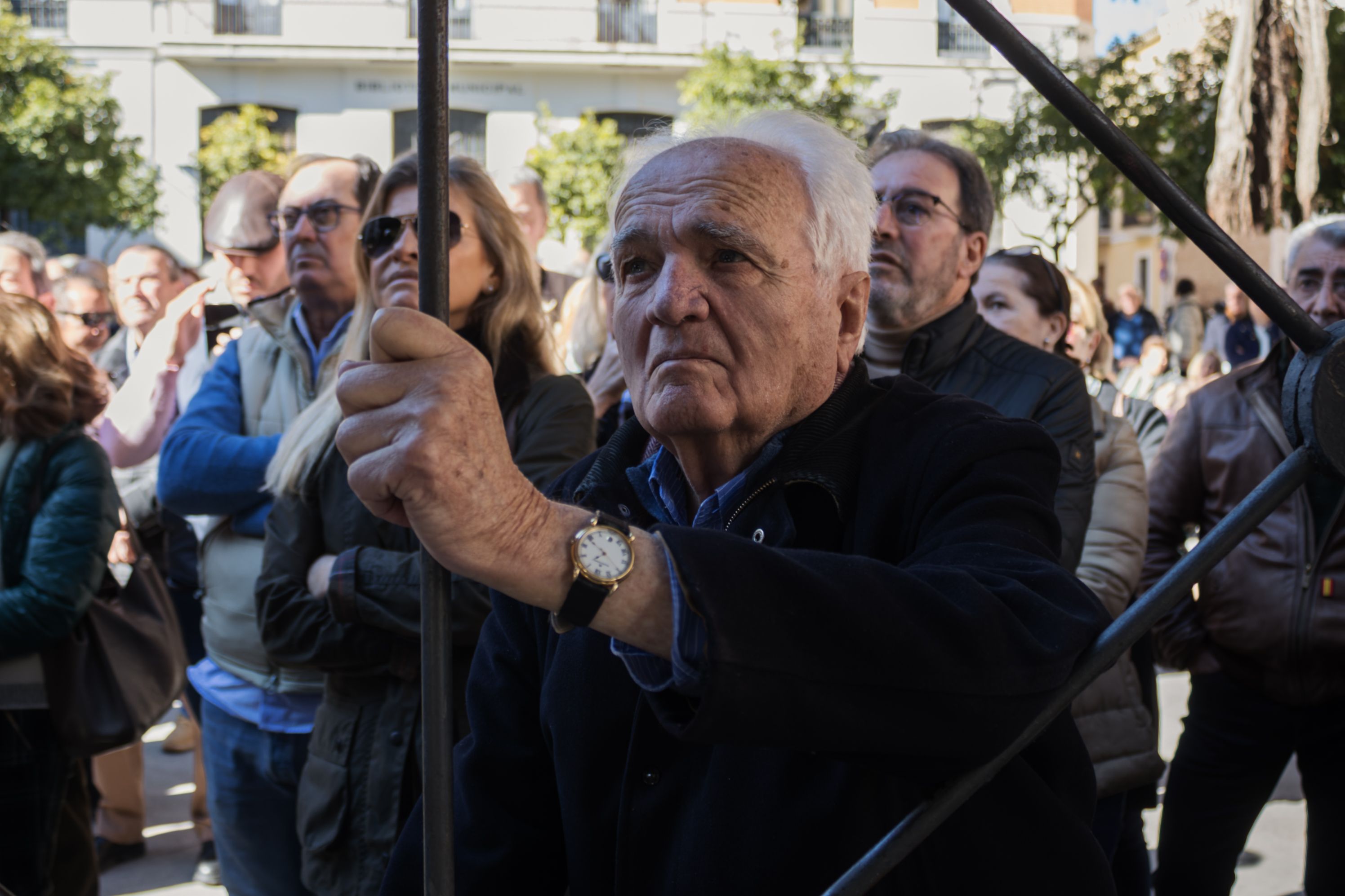 Morillo Crespo muy atento a las intervenciones.     CANDELA NUÑEZ 