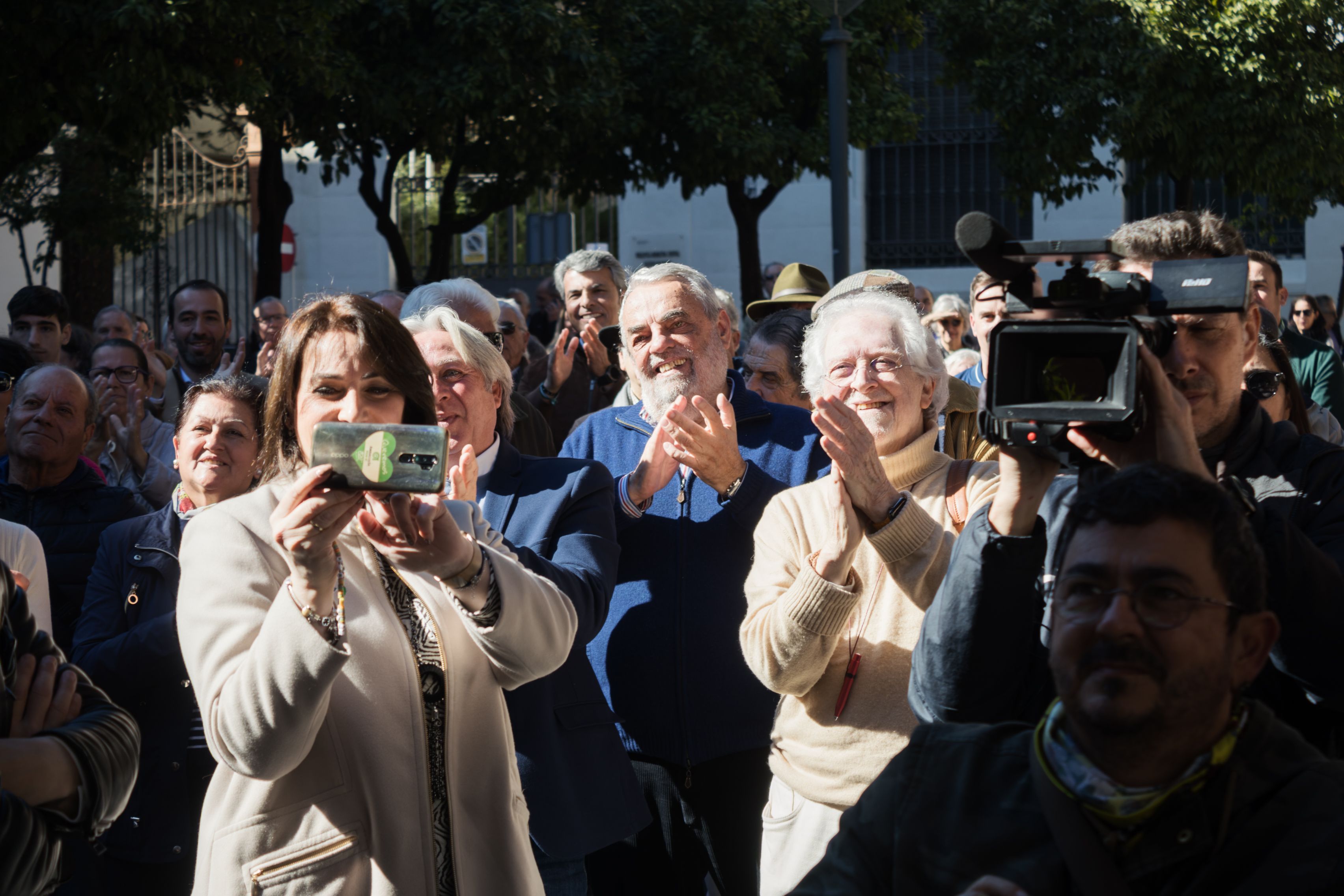 Concentración de la plataforma pro-indulto de Pacheco