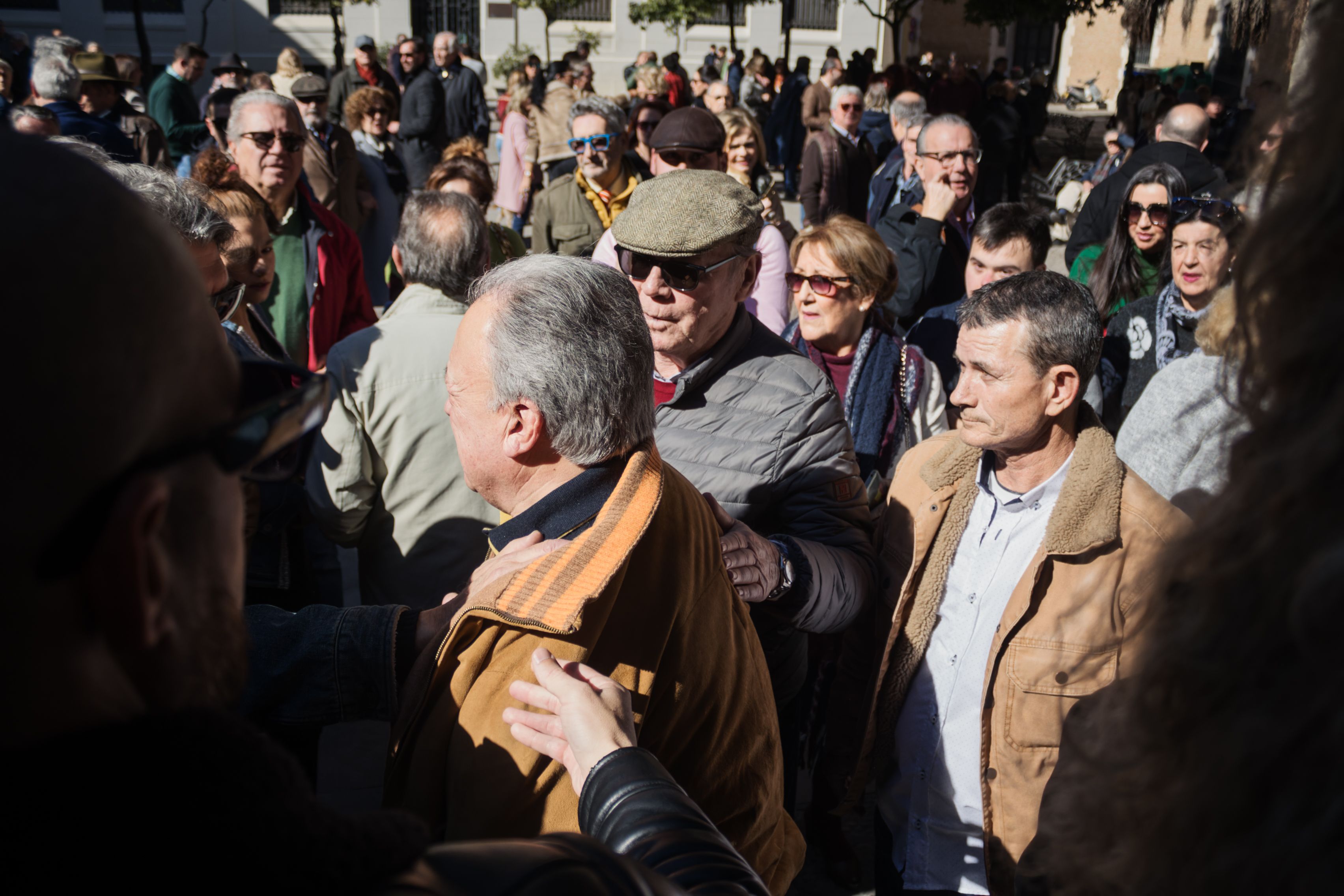 Concentración de la plataforma pro-indulto de Pacheco