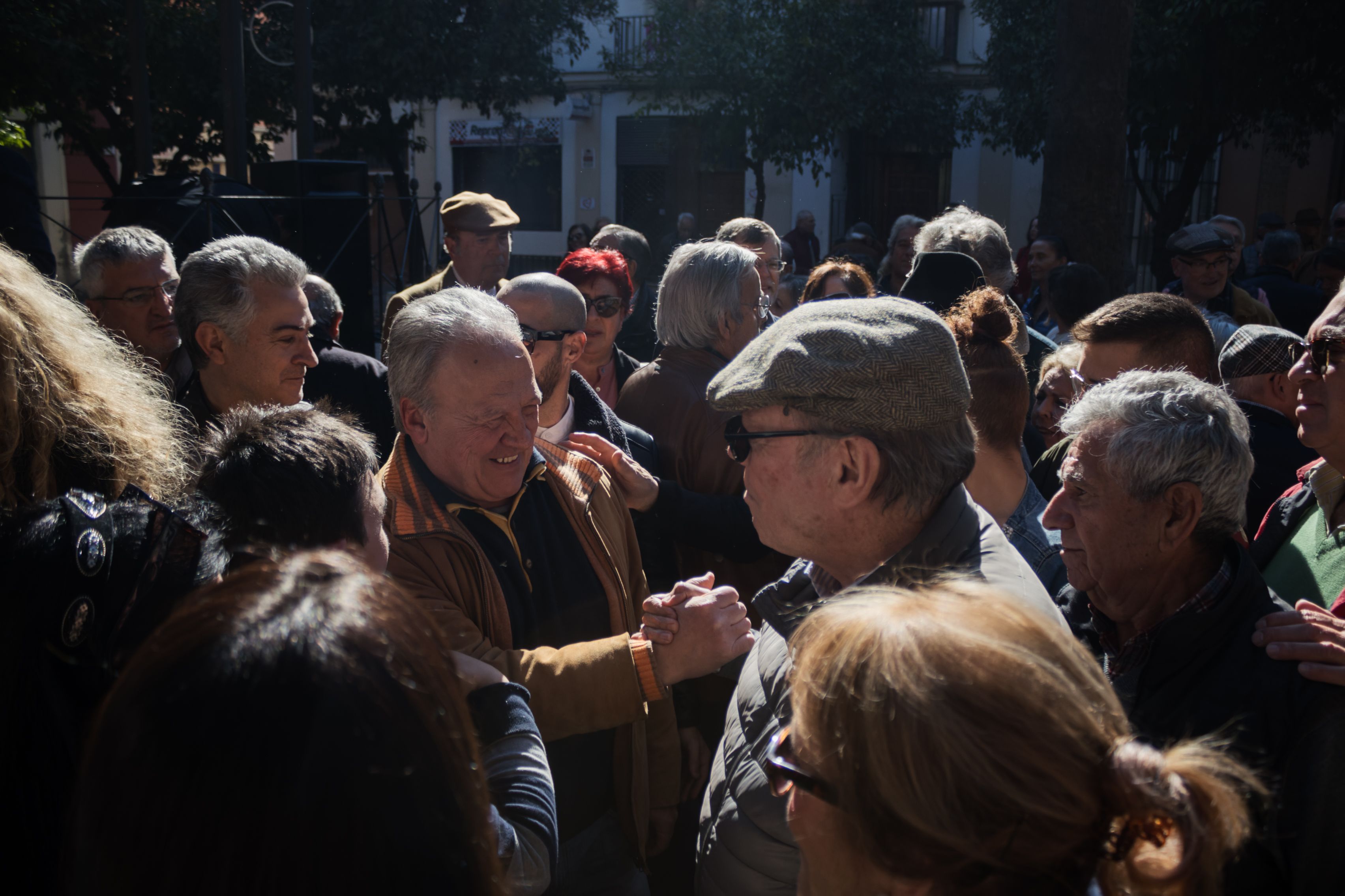 Concentración de la plataforma pro-indulto de Pacheco