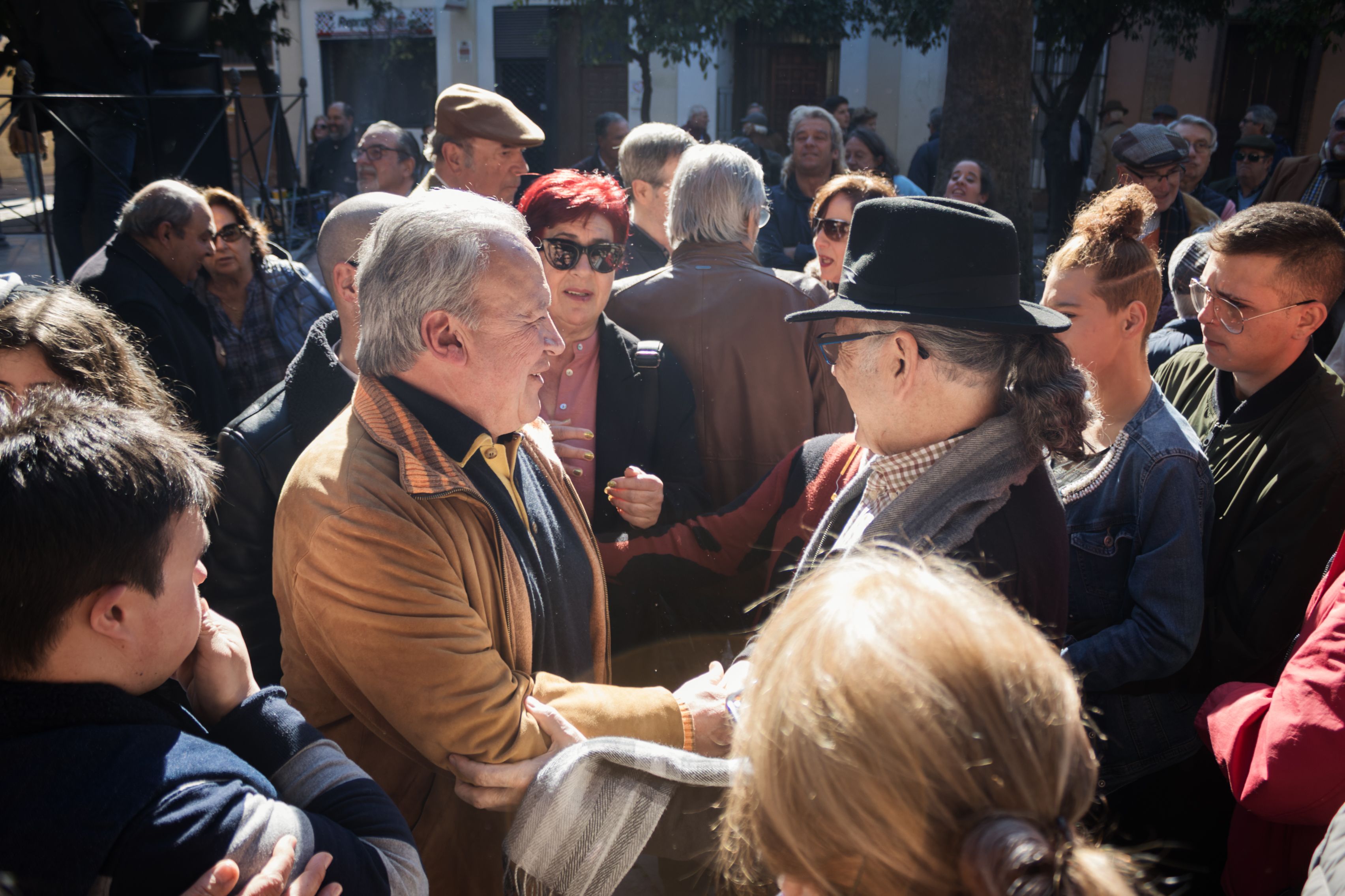 Concentración de la plataforma pro-indulto de Pacheco