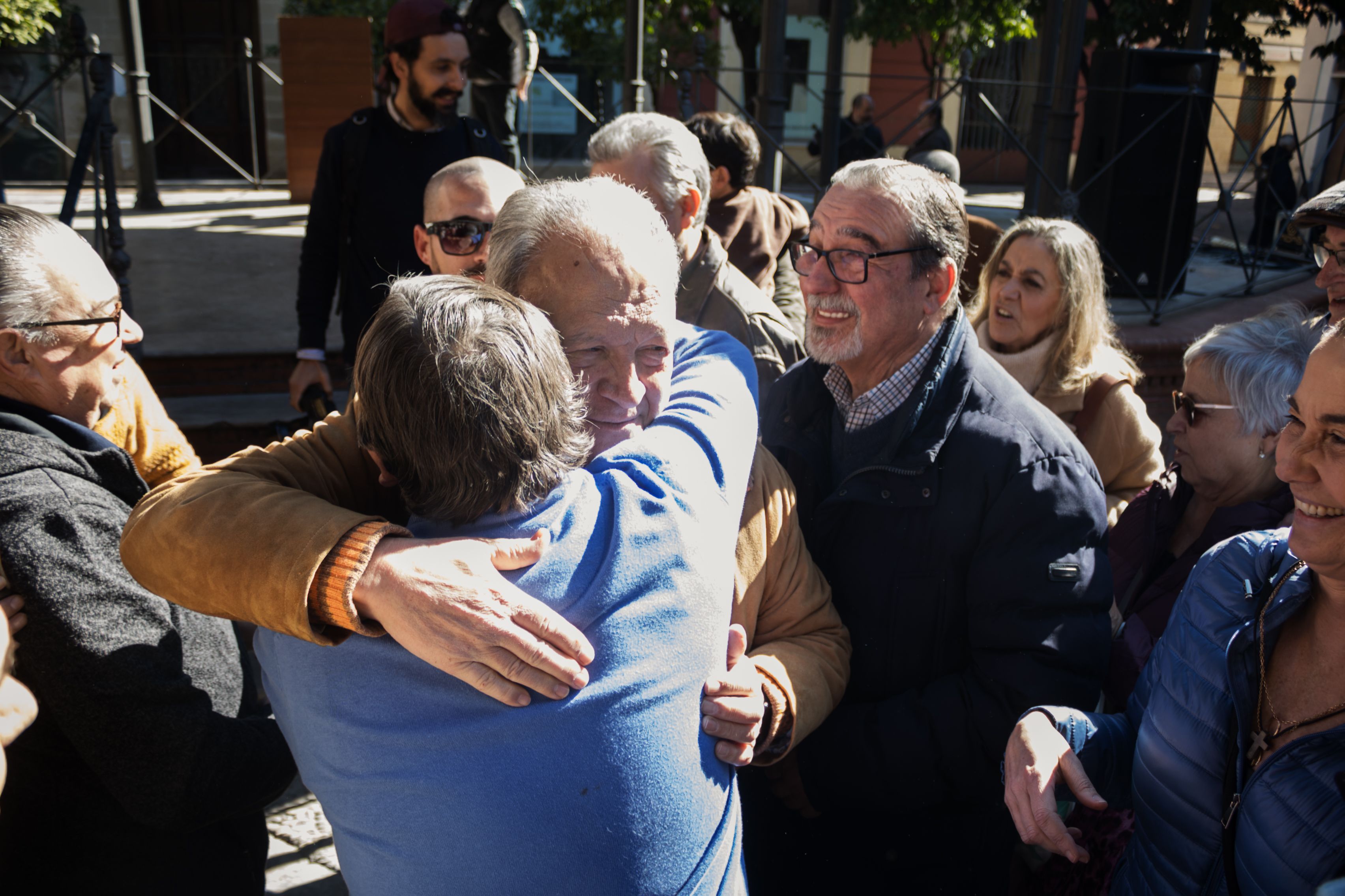 Concentración de la plataforma pro-indulto de Pacheco