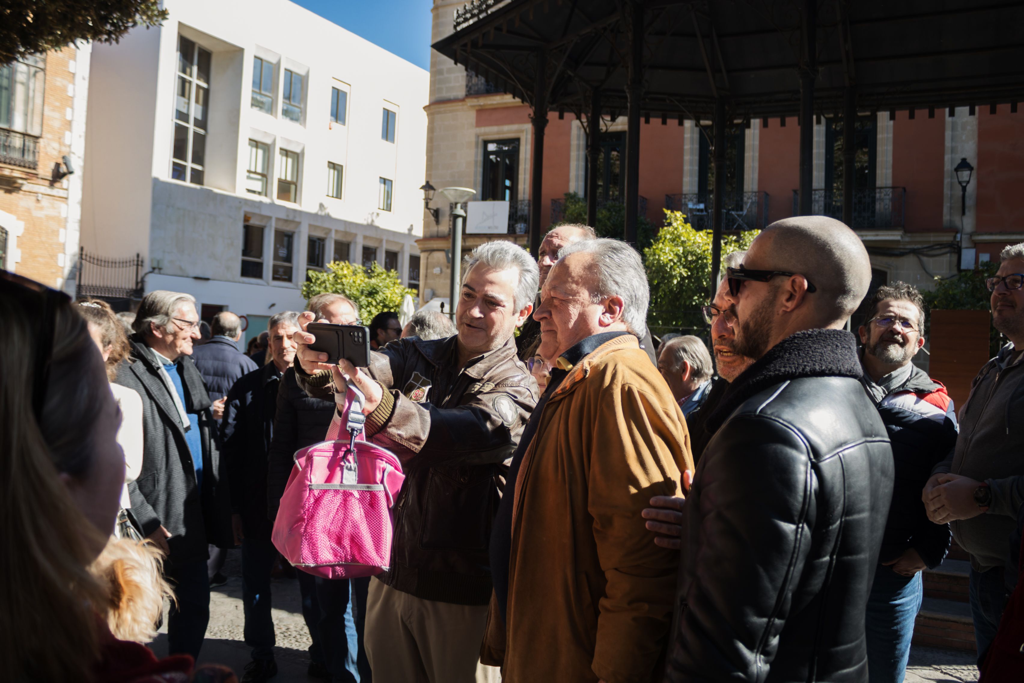 Concentración de la plataforma pro-indulto de Pacheco