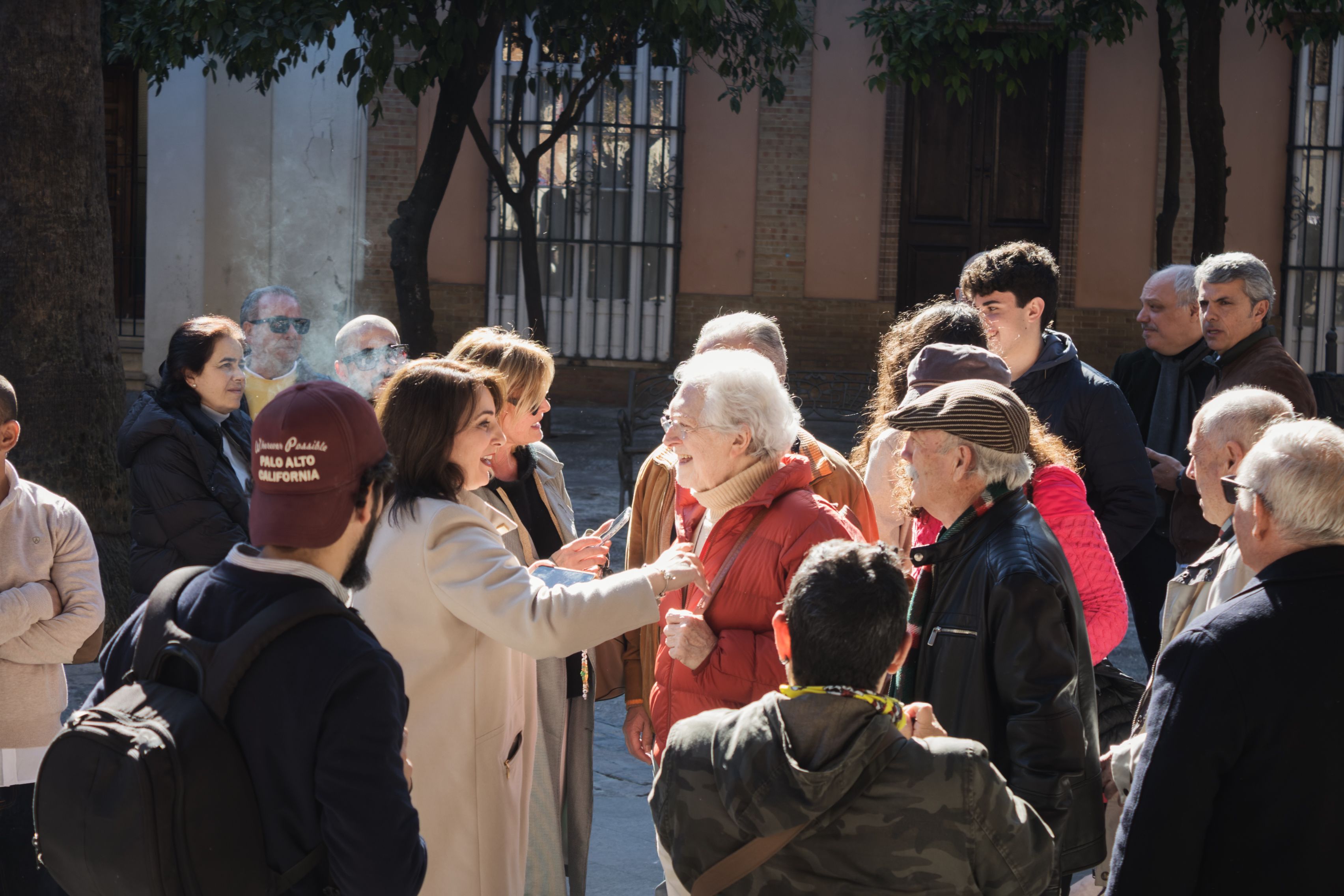 Concentración de la plataforma pro-indulto de Pacheco