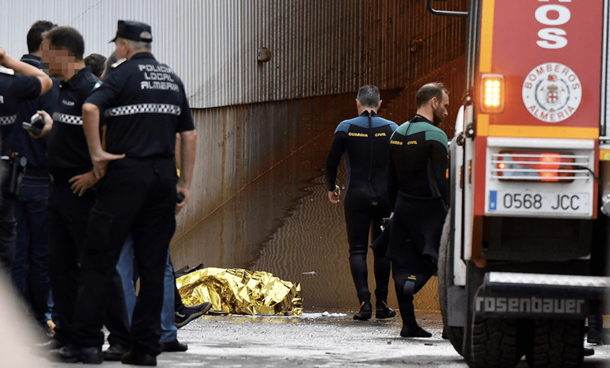 Fallecido en Almería, tras verse atrapado en un túnel. FOTO: CANAL SUR