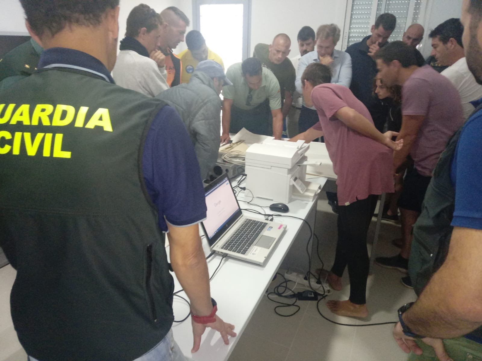 Operativo de búsqueda de Luis.