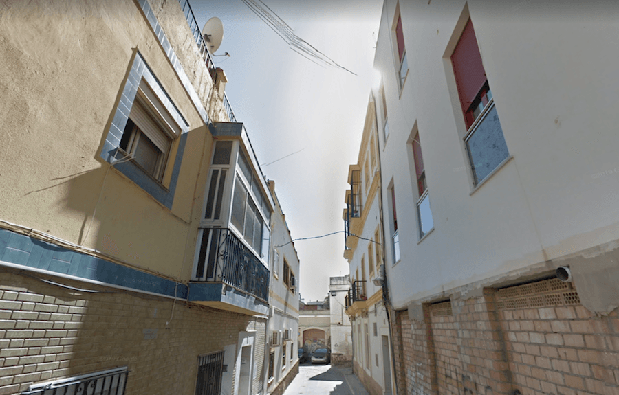 Calle Recta, de El Puerto, en una imagen de Google Maps.