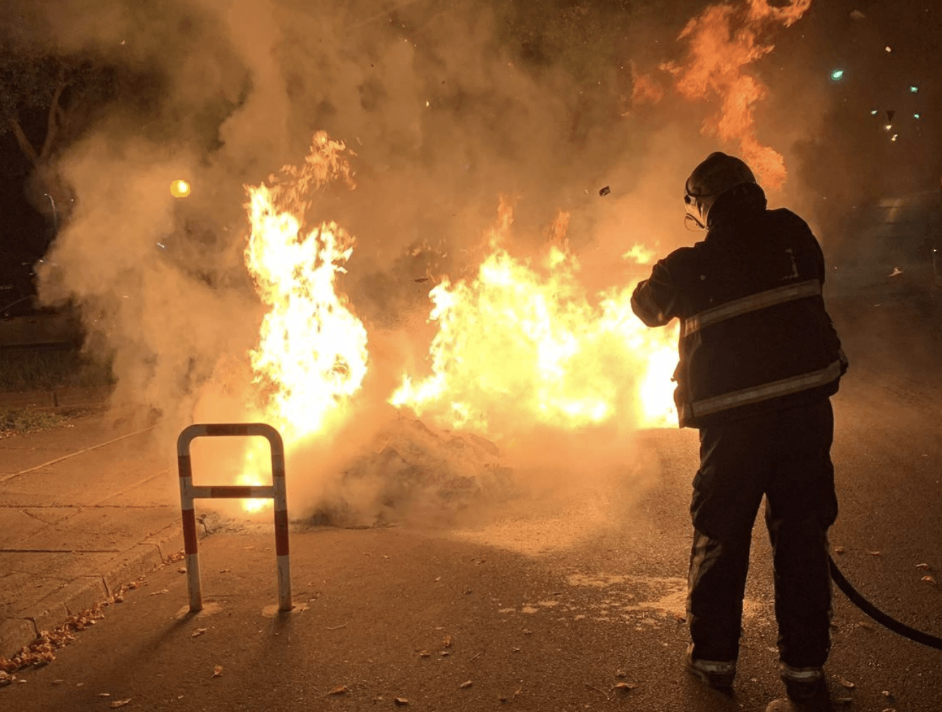 Una actuación de Bomberos en una imagen de archivo.