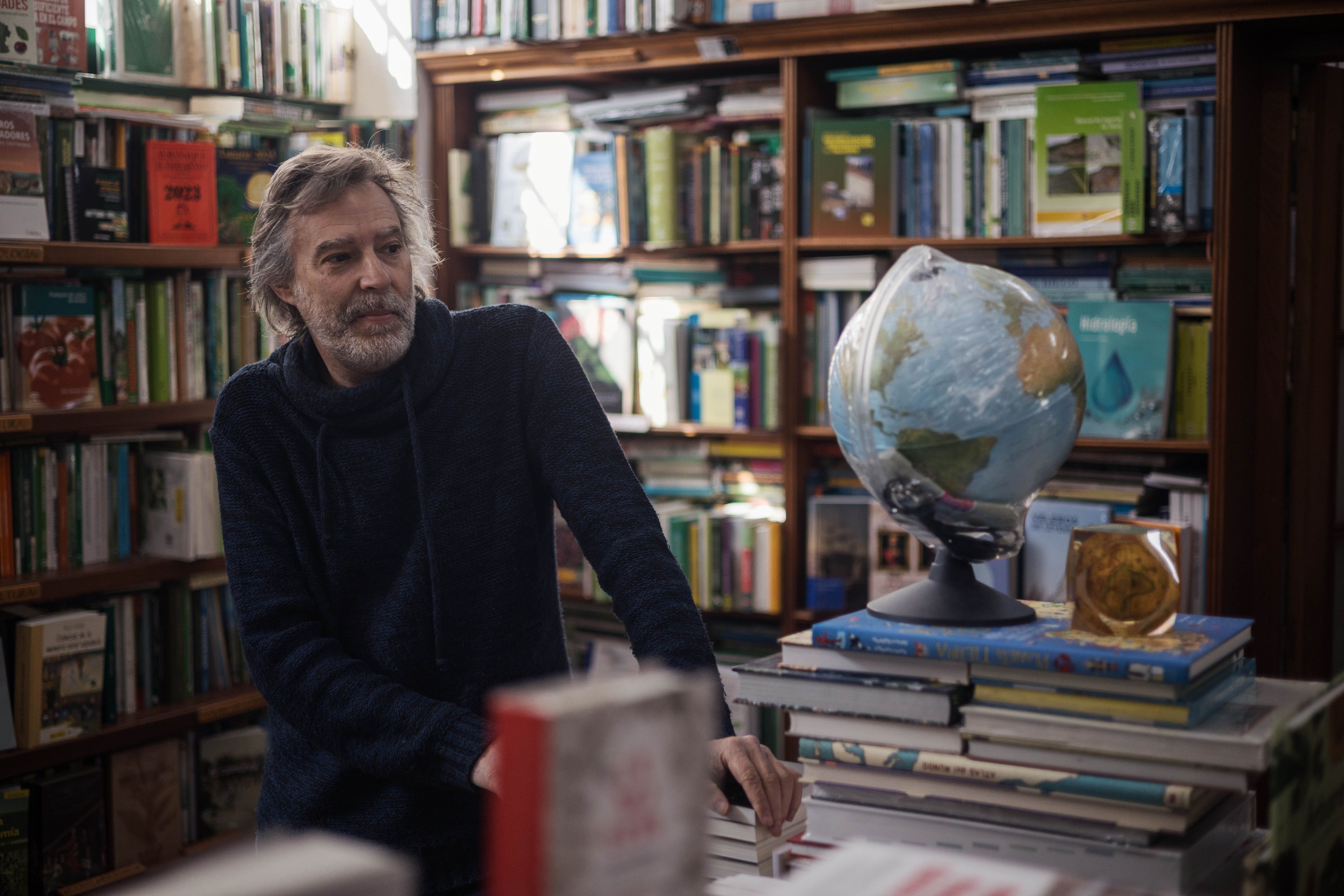 Félix Jiménez, propietario de la Librería Agrícola de Jerez.