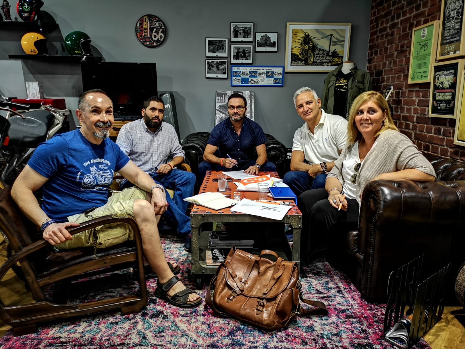 Los miembros de la nueva junta directiva de Ciudadanos Jerez.