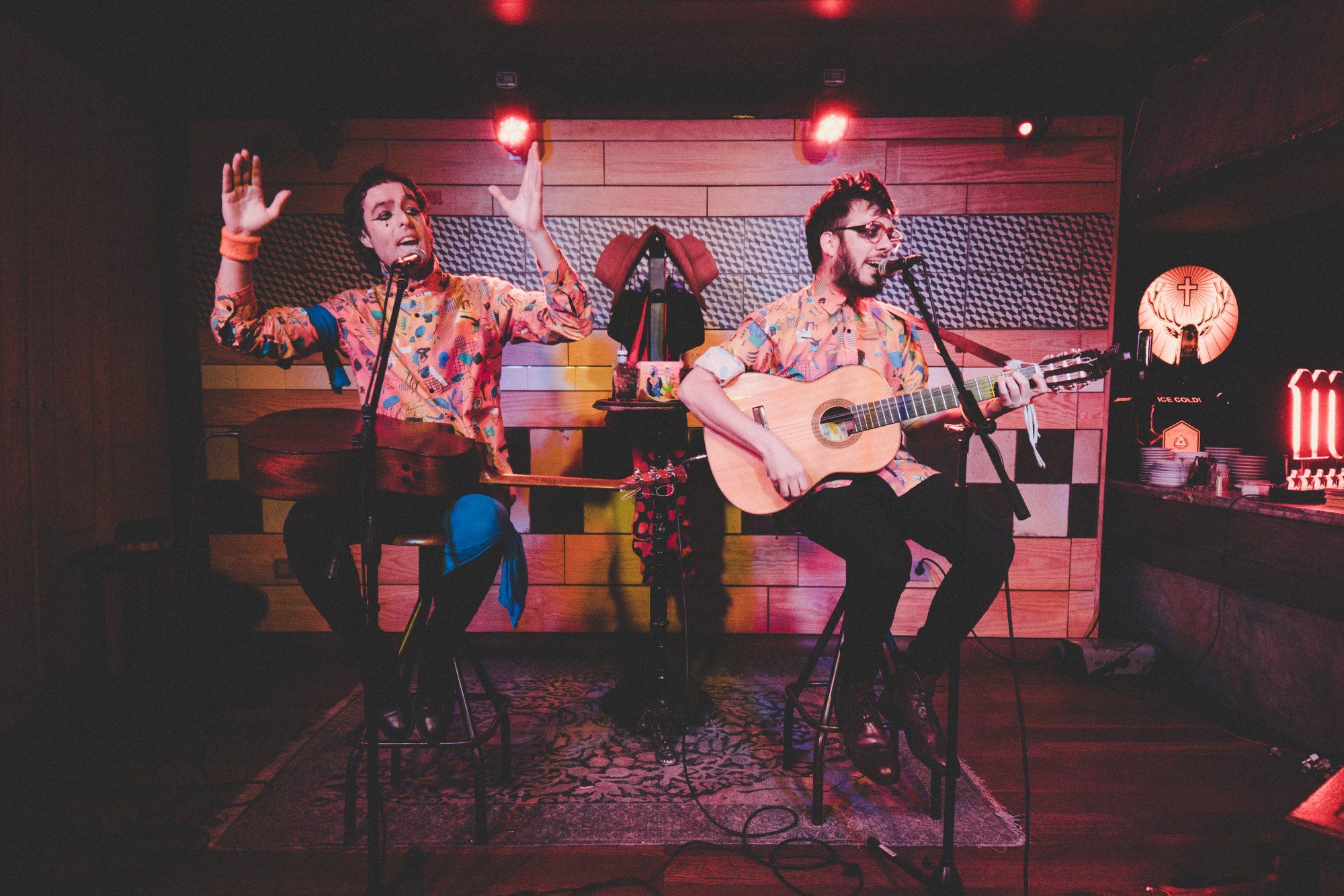 Antílopez en concierto, en una imagen de su página de Facebook.