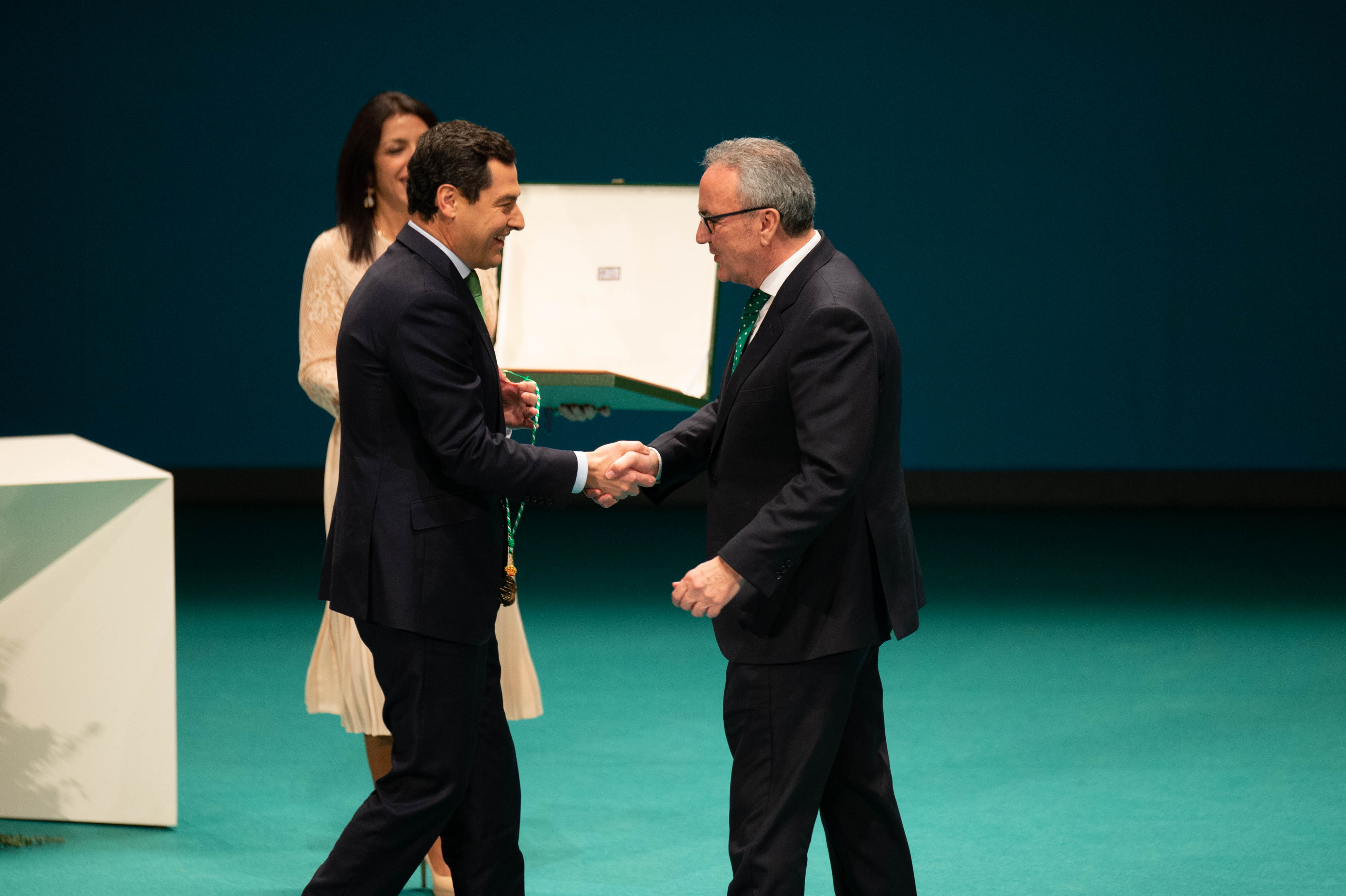 Moreno junto a Cosentino en 2019.