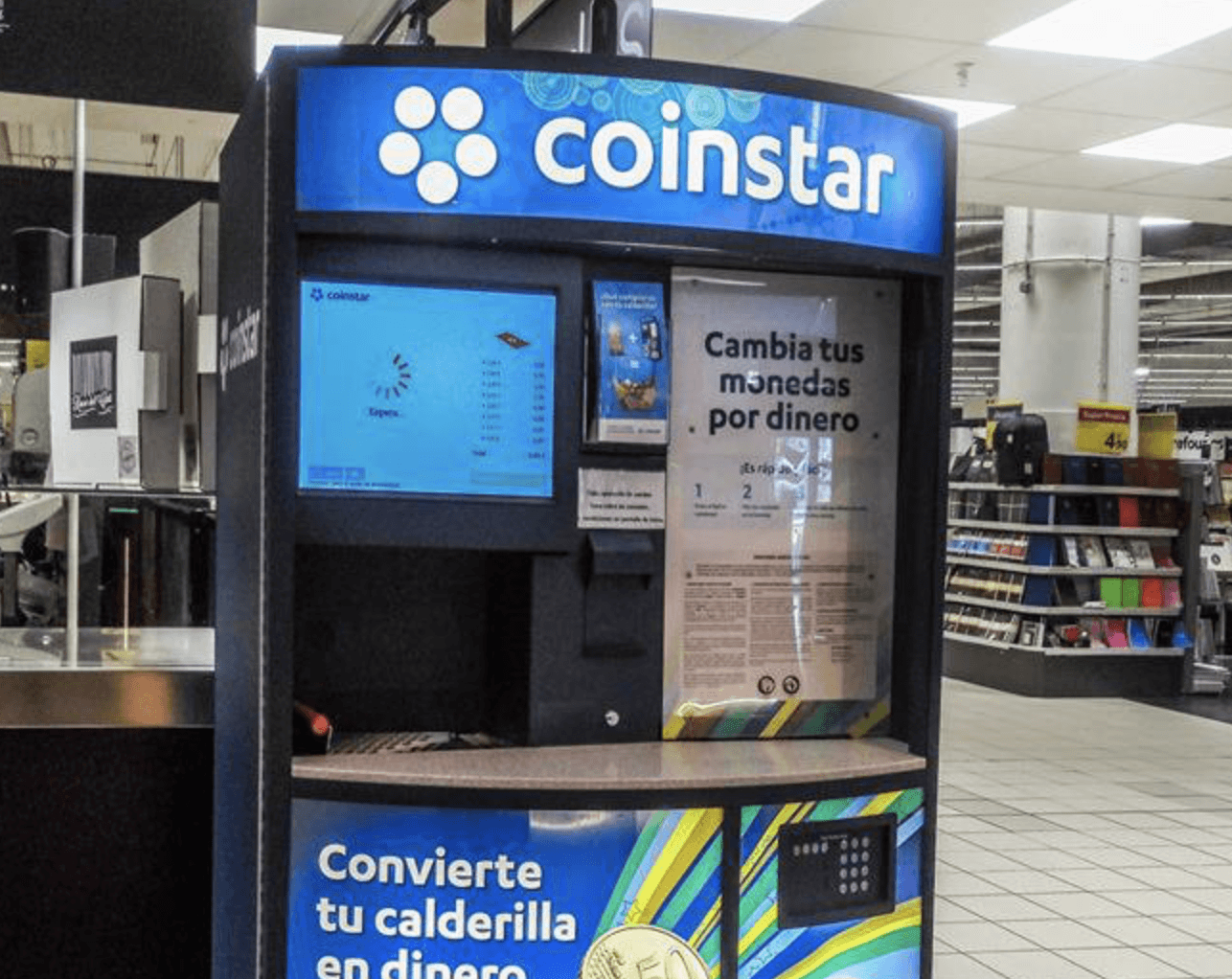 brecha Cartas credenciales Especial Instalan en Carrefour una máquina que cambia monedas y se queda una  comisión del 10%