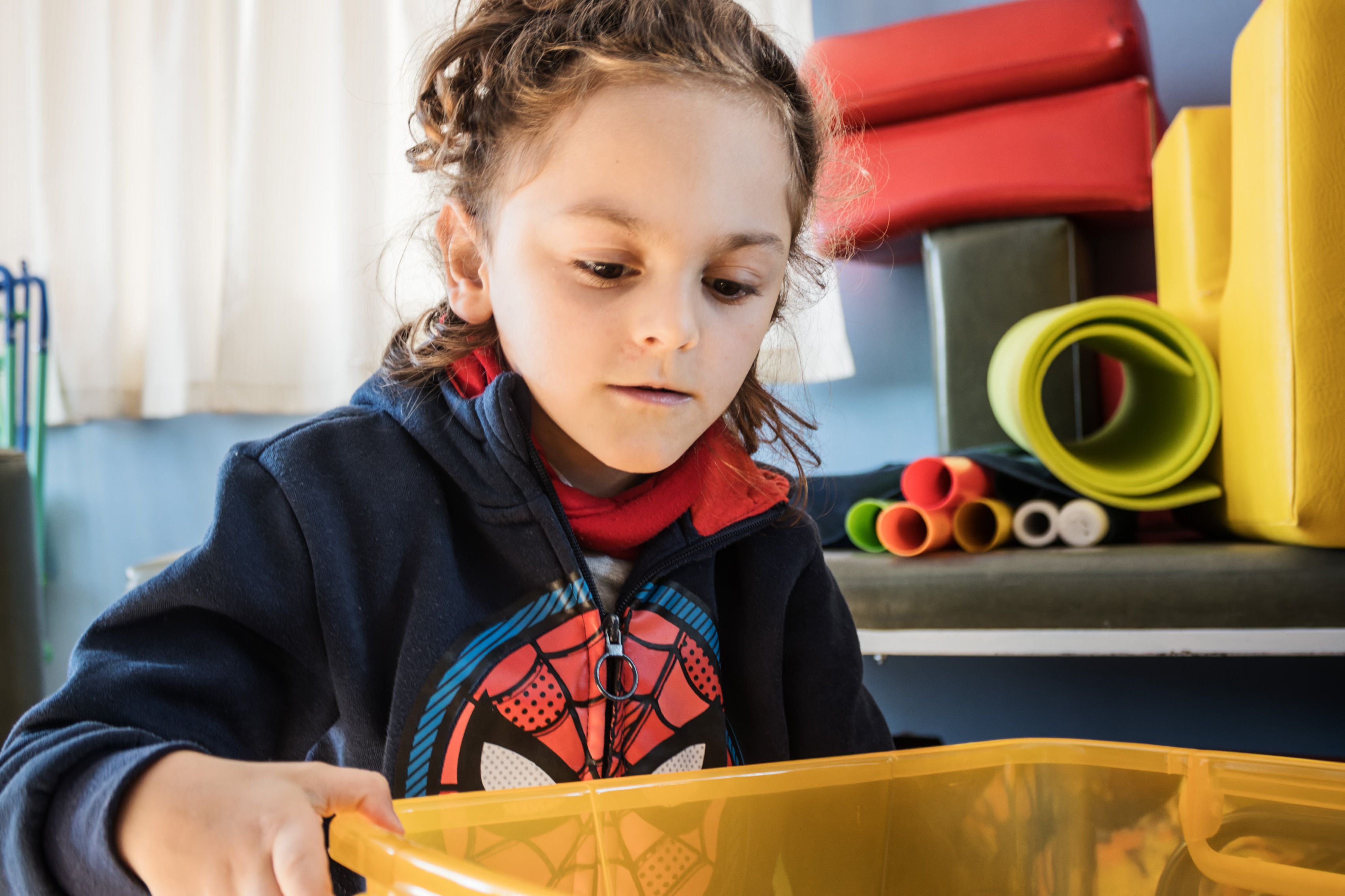 Leo en una de las sesiones en el centro isleño. 