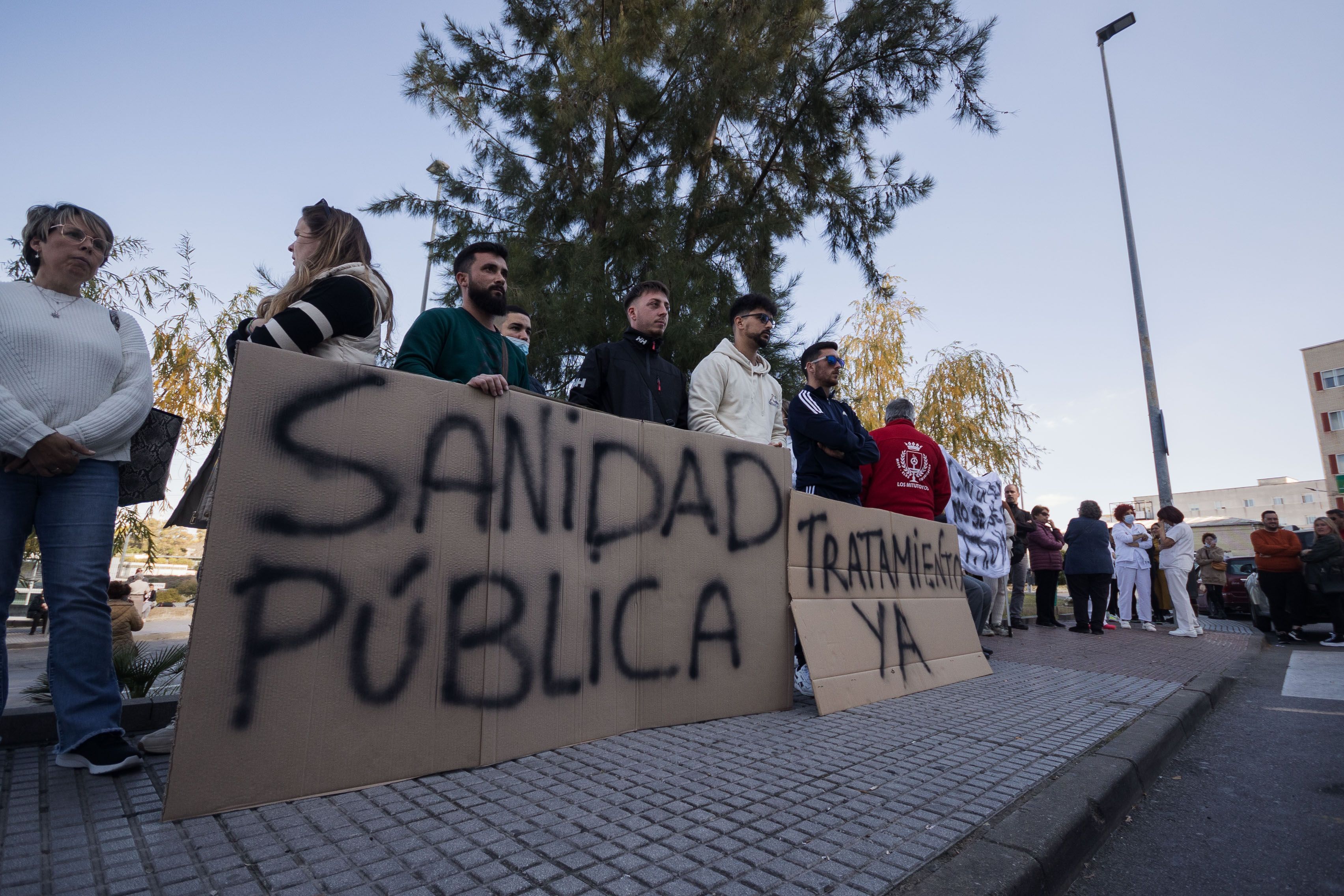 Una manifestación por las mejoras de los tratamientos en la sanidad pública andaluza.