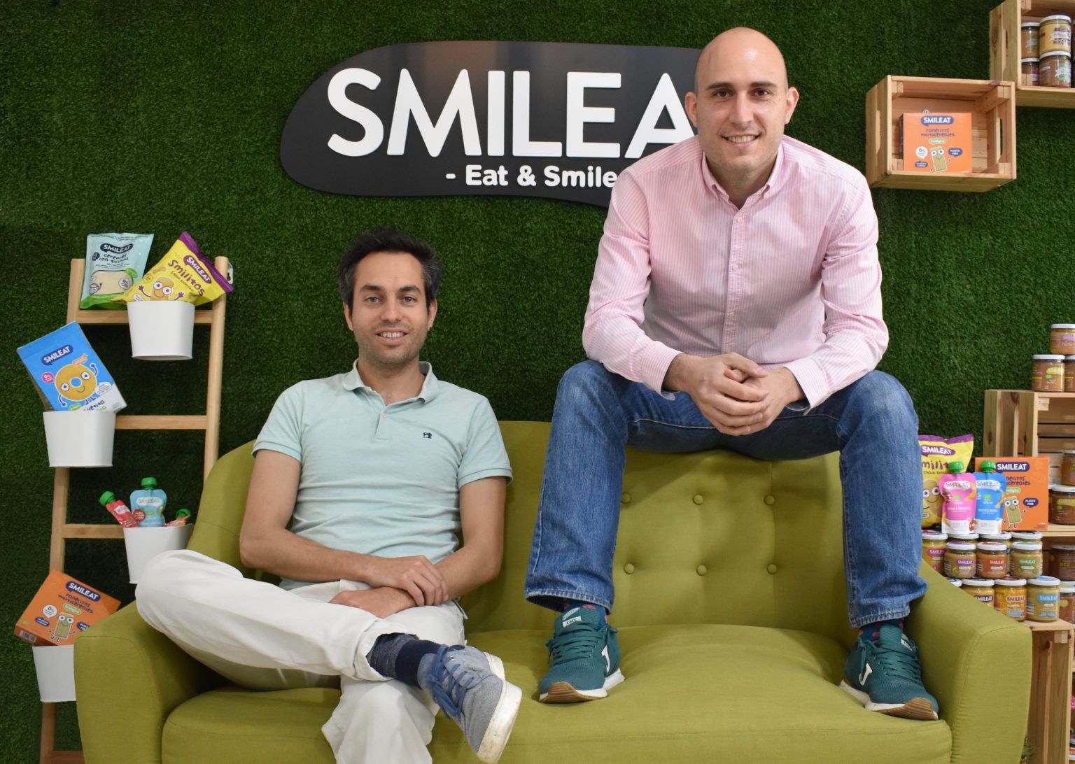 Javier Quintana y Alberto Jiménez, fundadores de Smileat, que abrirá fábrica en Jerez.