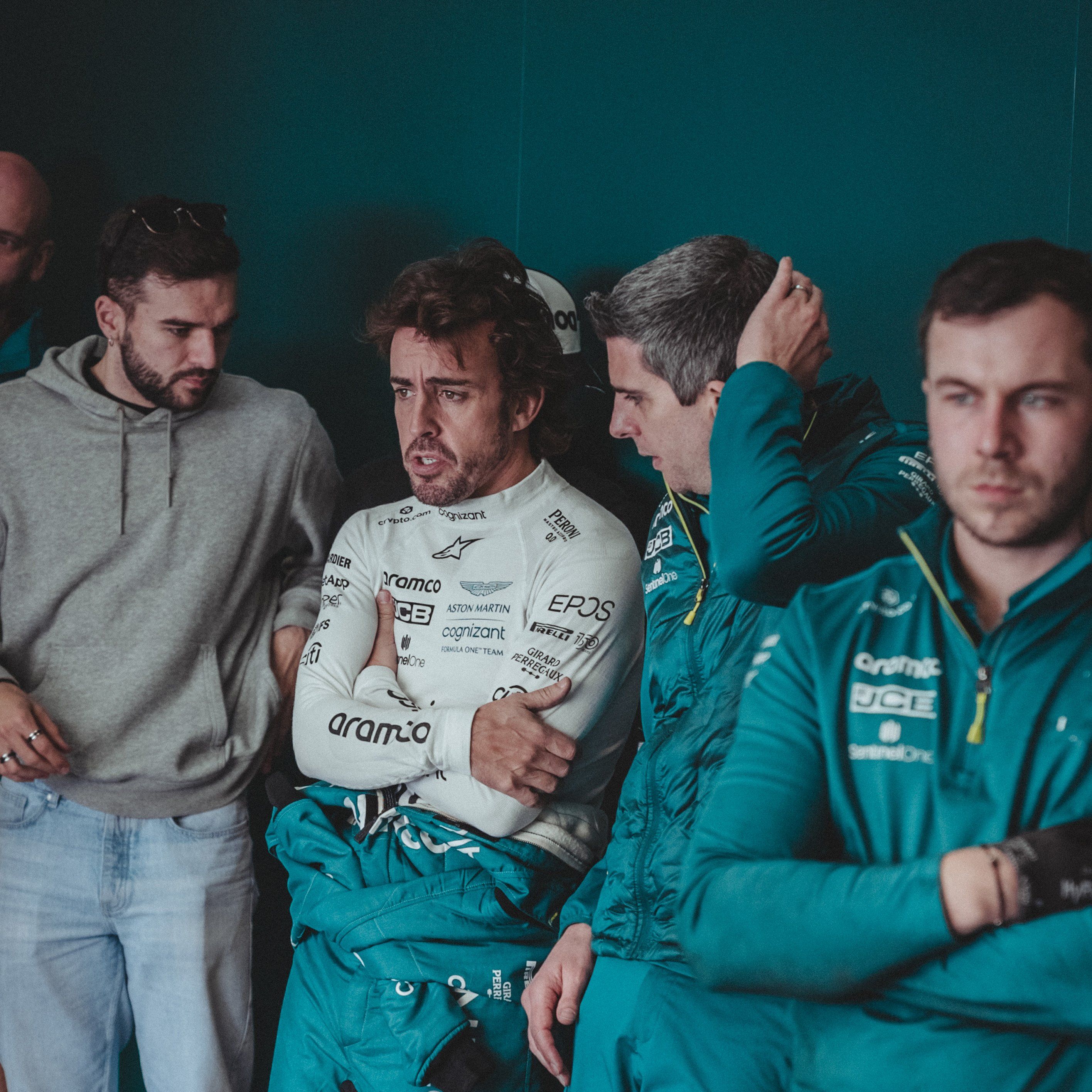 Fernando Alonso, durante su jornada de pruebas en el Circuito de Jerez-Ángel Nieto.   @AstonMartinF1