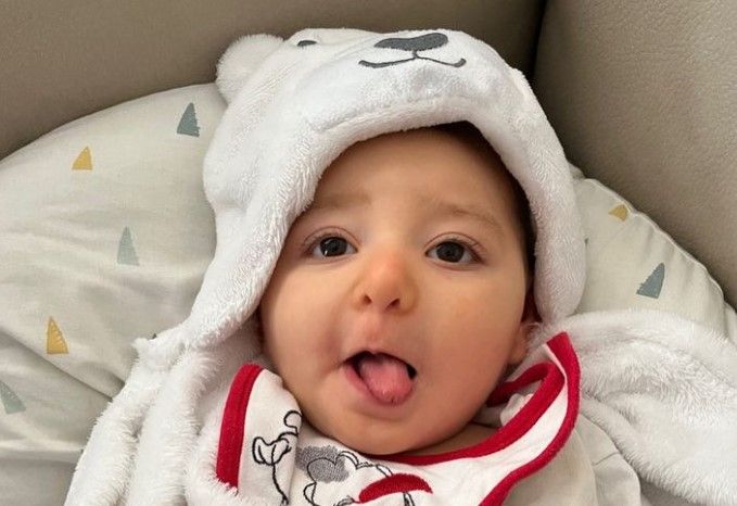 El pequeño Karim.  INSTAGRAM