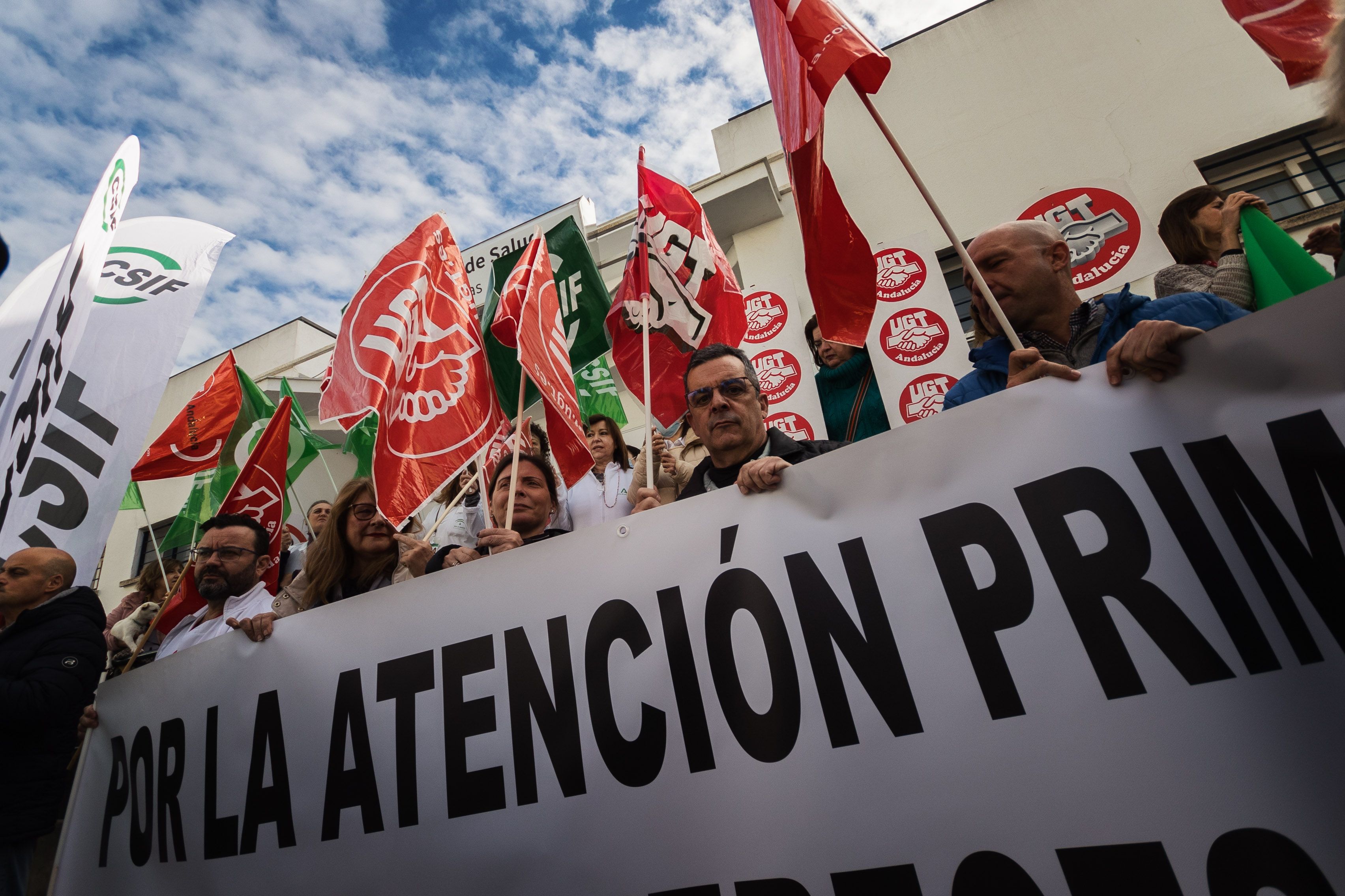 Concentración en días pasados por la Atención Primaria en Andalucía.