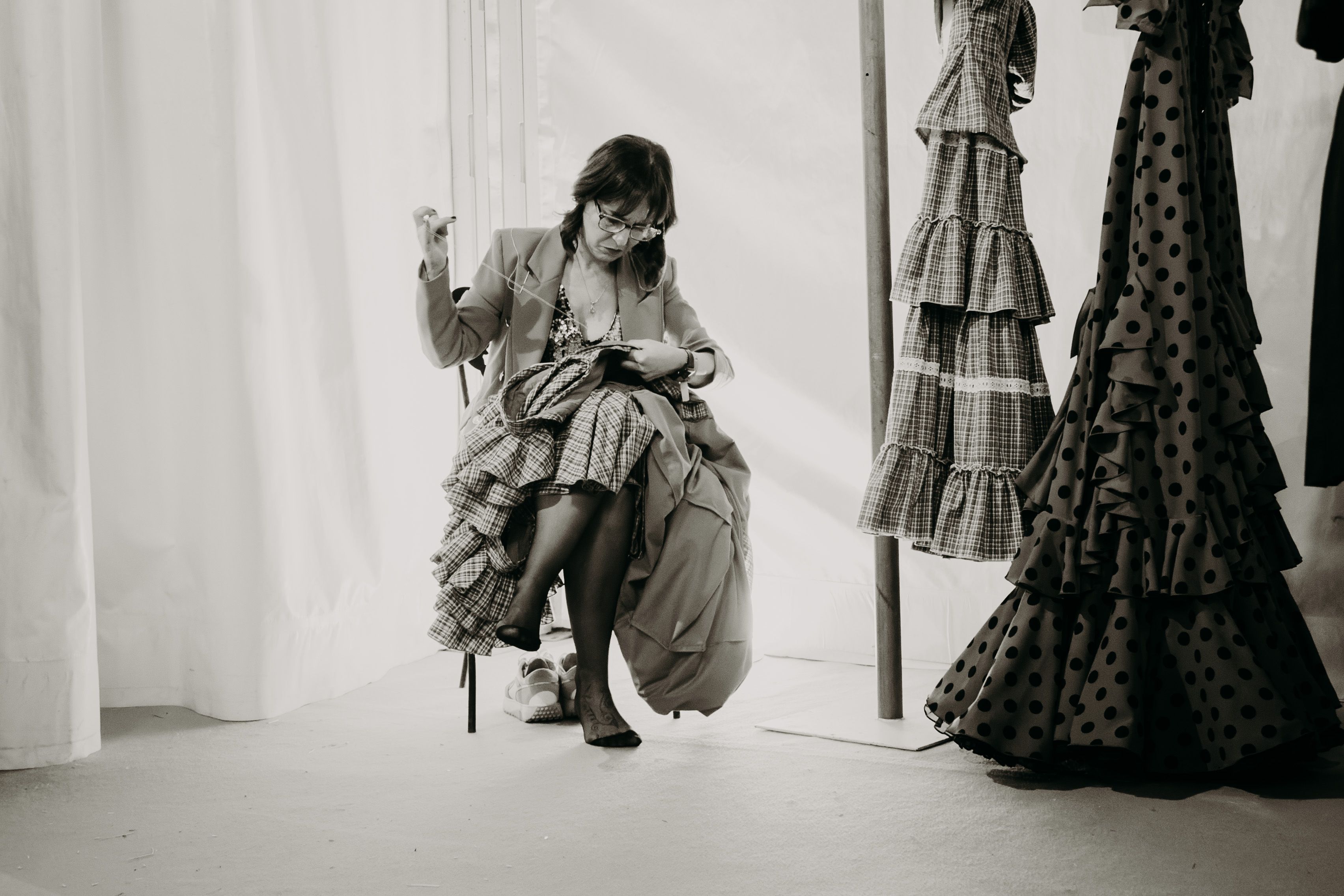 Detrás de la pasarela flamenca 2023.