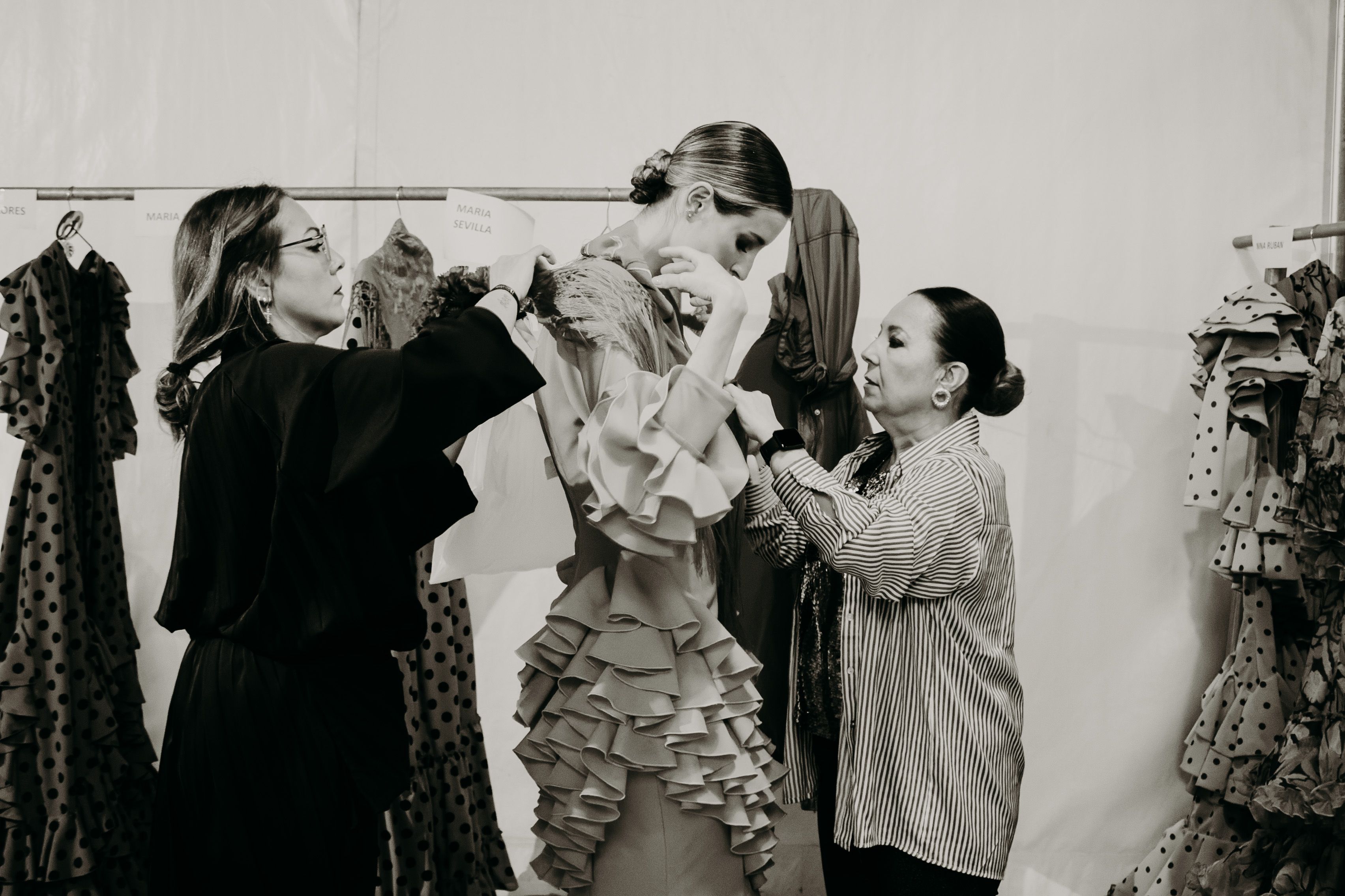 Detrás de la pasarela flamenca 2023.