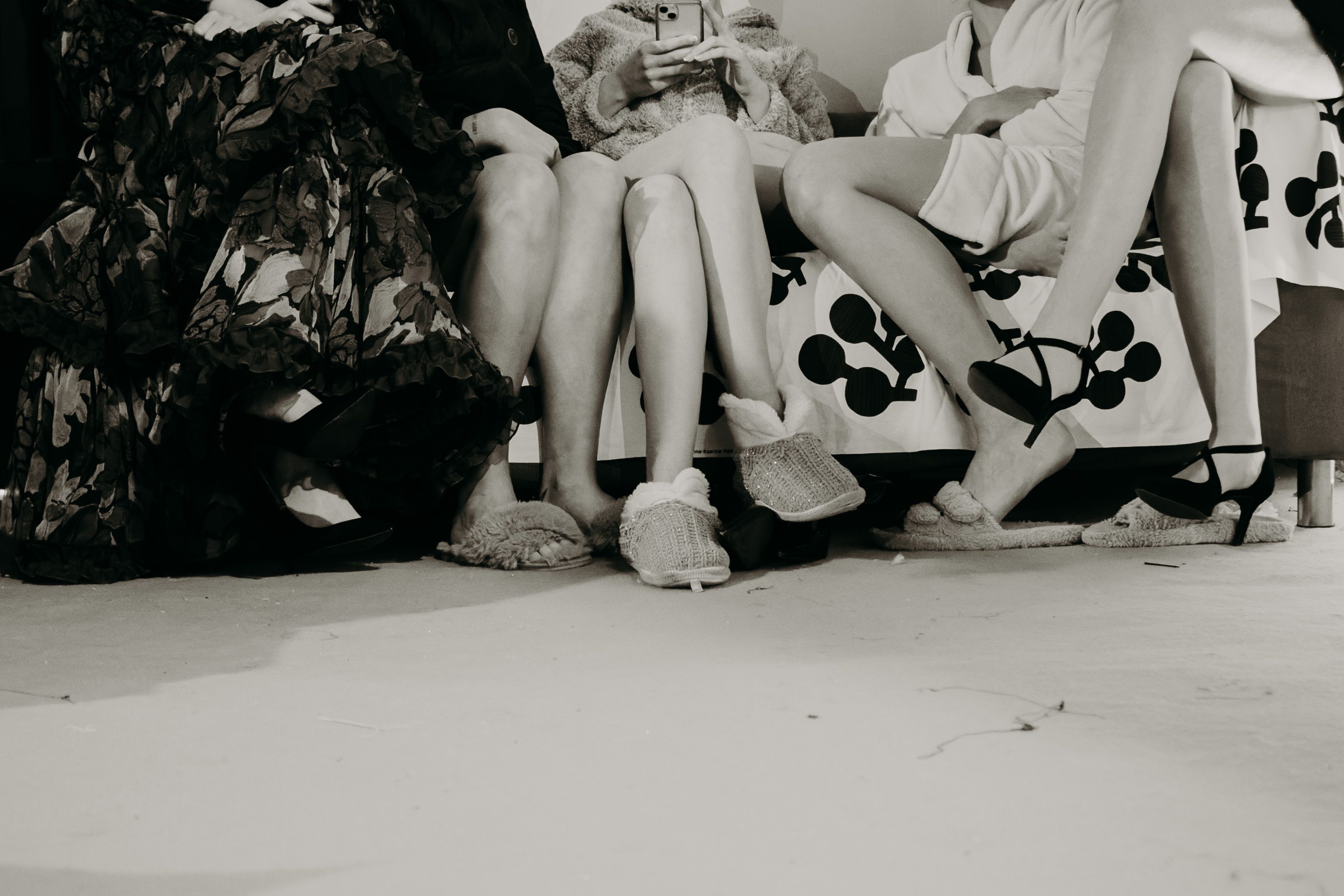 El 'backstage' de la Pasarela Flamenca de Jerez. 