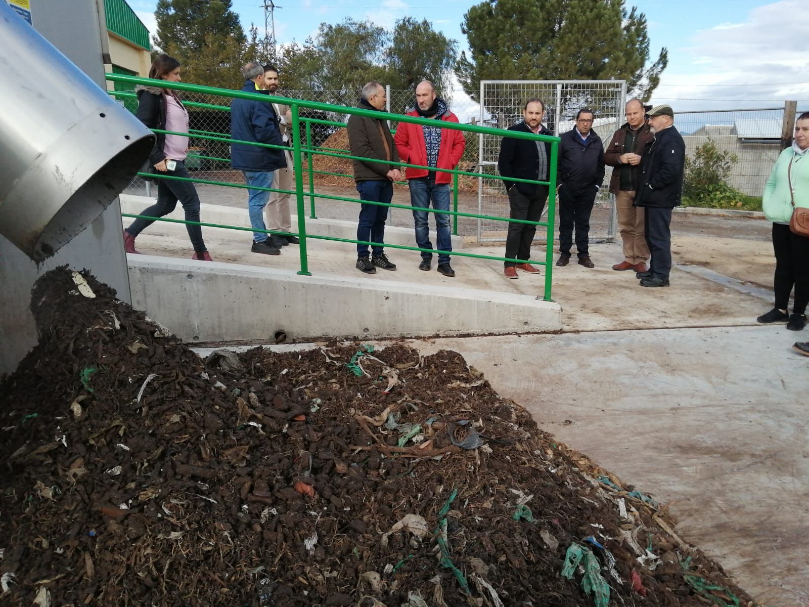 La nueva planta de compostaje de Olvera. La nueva planta de compostaje de Olvera.