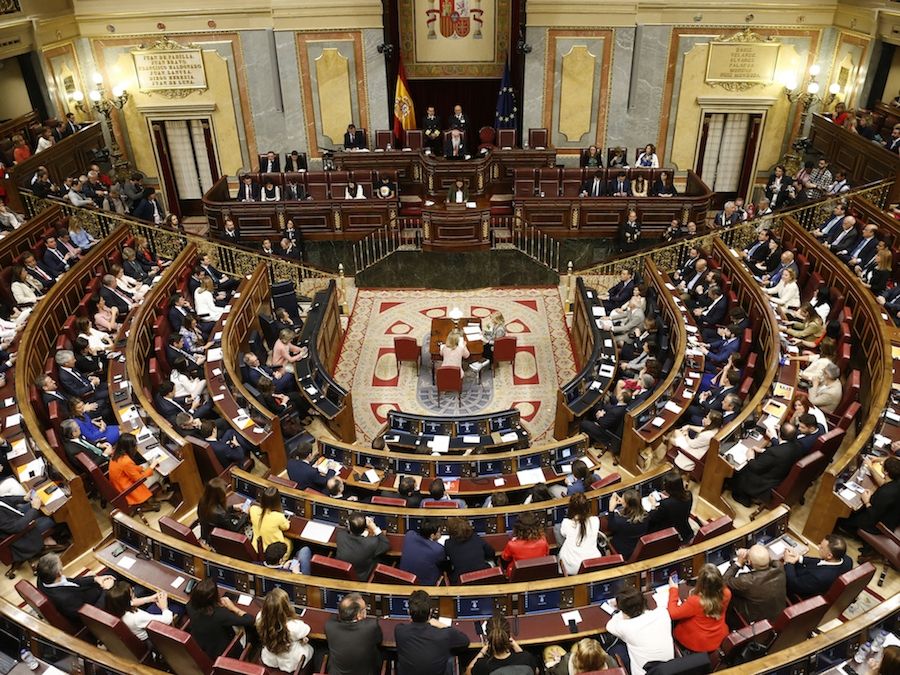 El Congreso de los Diputados, al inicio de la XIII legislatura.