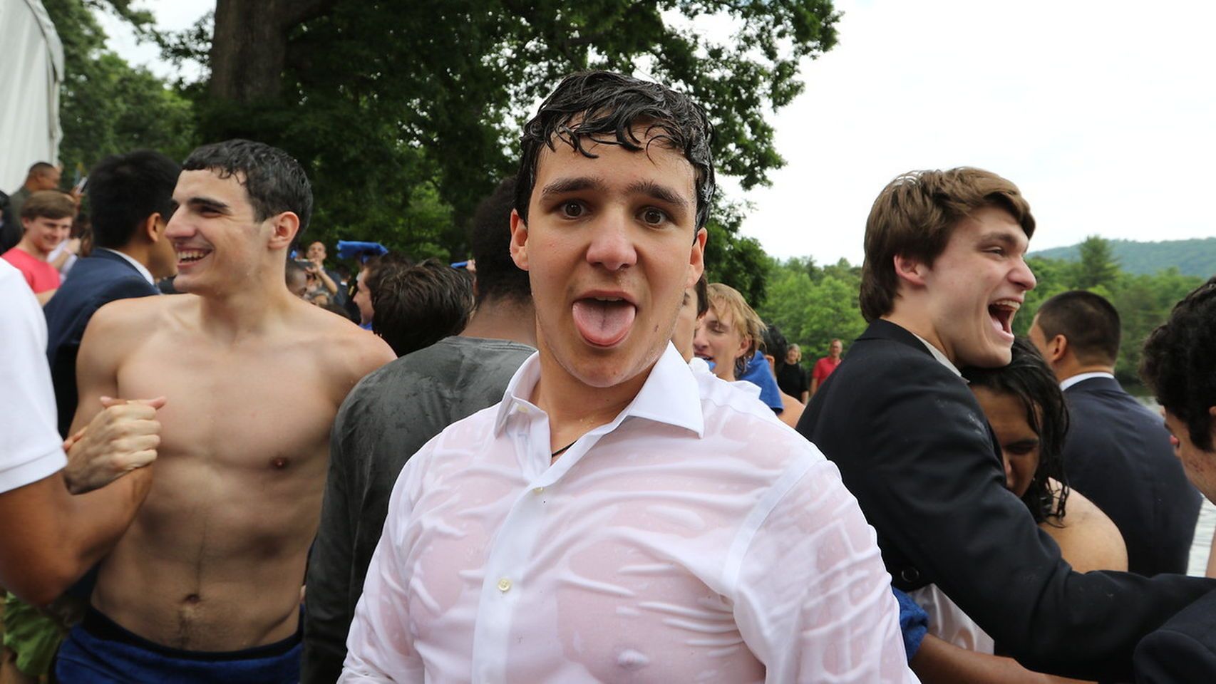 Froilán de fiesta en una imagen viralizada en redes sociales.