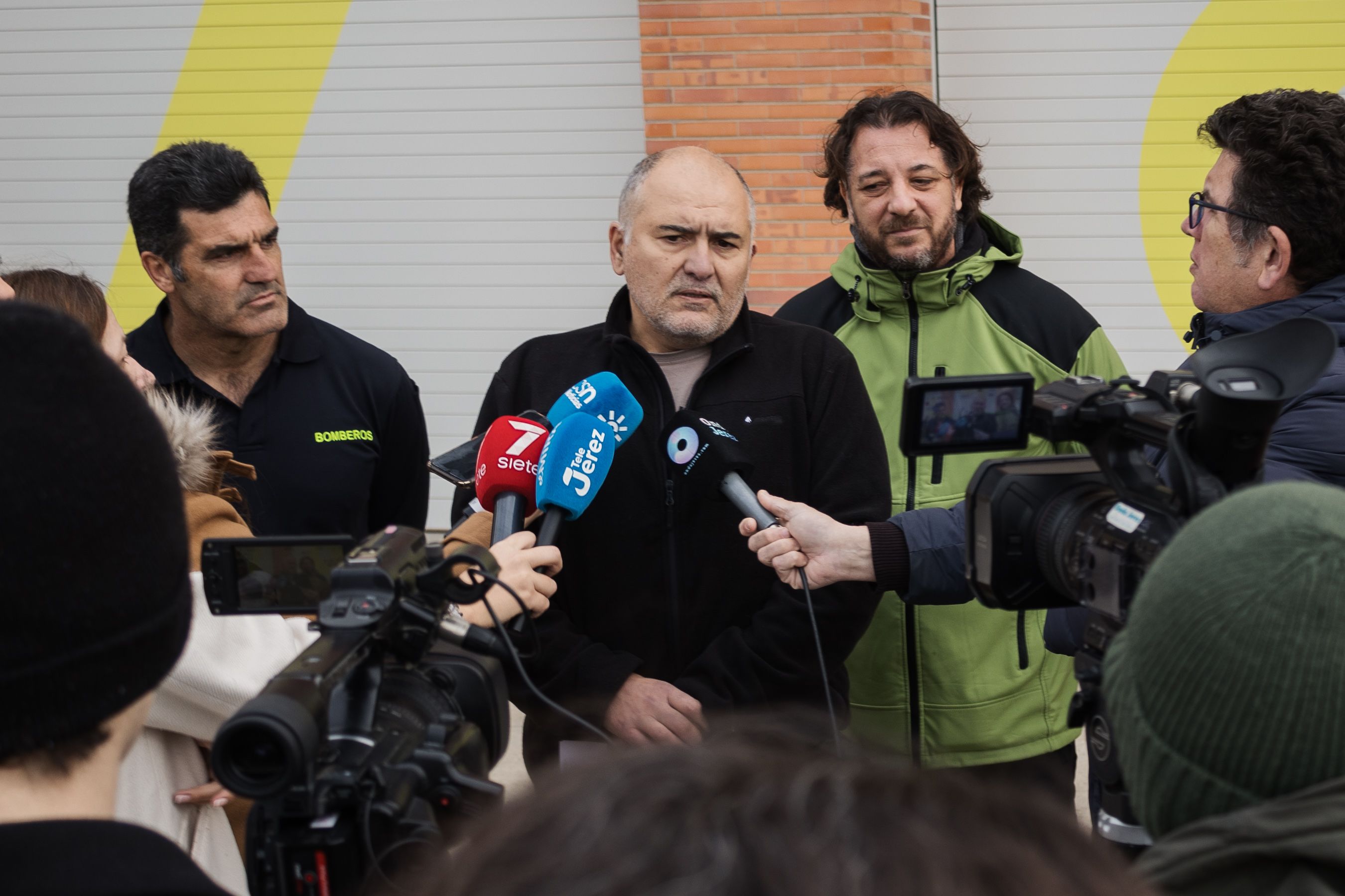 Manifestación del cuerpo de bomberos de Cádiz por una RPT justa.