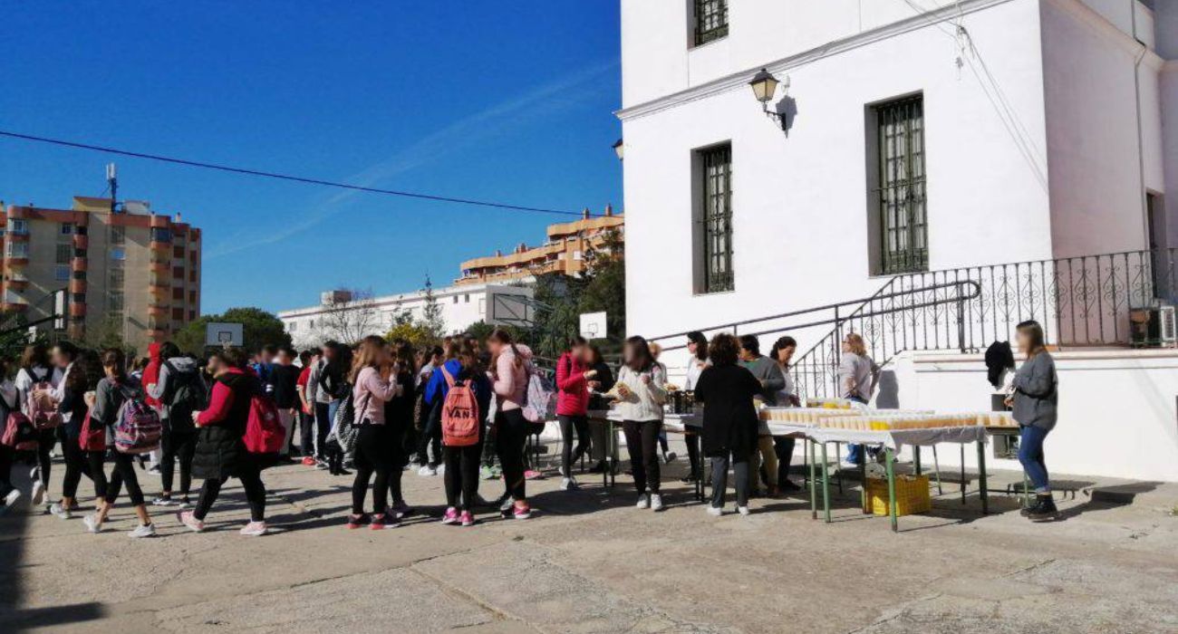 Una actividad en el IES San Lucas de Sanlúcar de Barrameda.