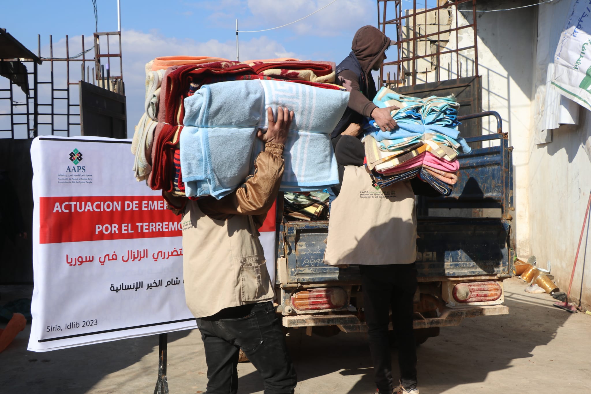 La ONG de apoyo al pueblo sirio pronto llegará a los 200 contenedores enviados.