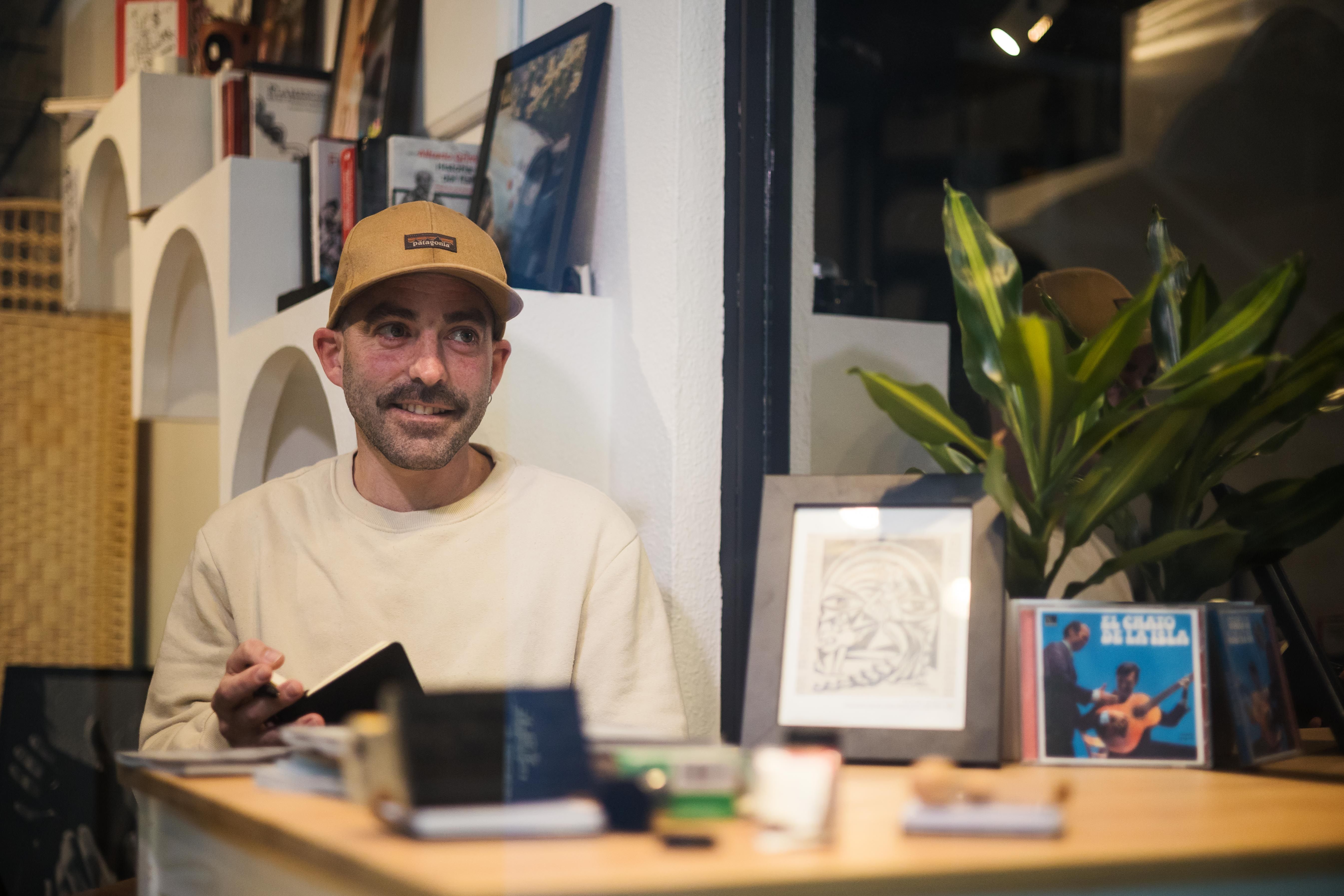 El portuense durante la entrevista con lavozdelsur.es. 