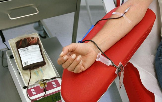 Sala para donar sangre en imágenes de archivo