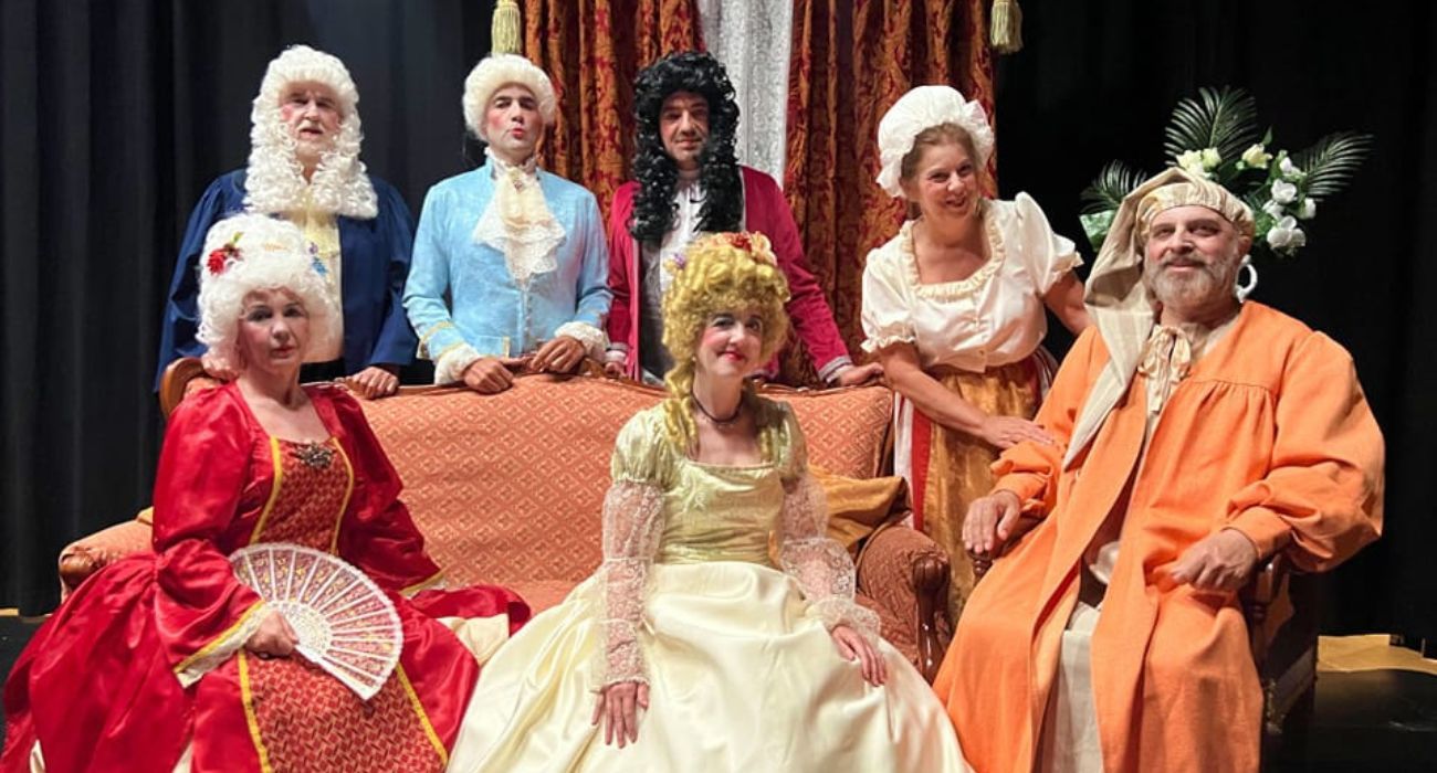 Miembros del grupo 'Entrebambalinas' que representarán 'El enfermo imaginario' a beneficio de Uniper, asociación que lucha contra las enfermedades raras.