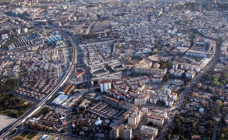 Segunda descentralización, la gran olvidada. Una vista aérea de Jerez.