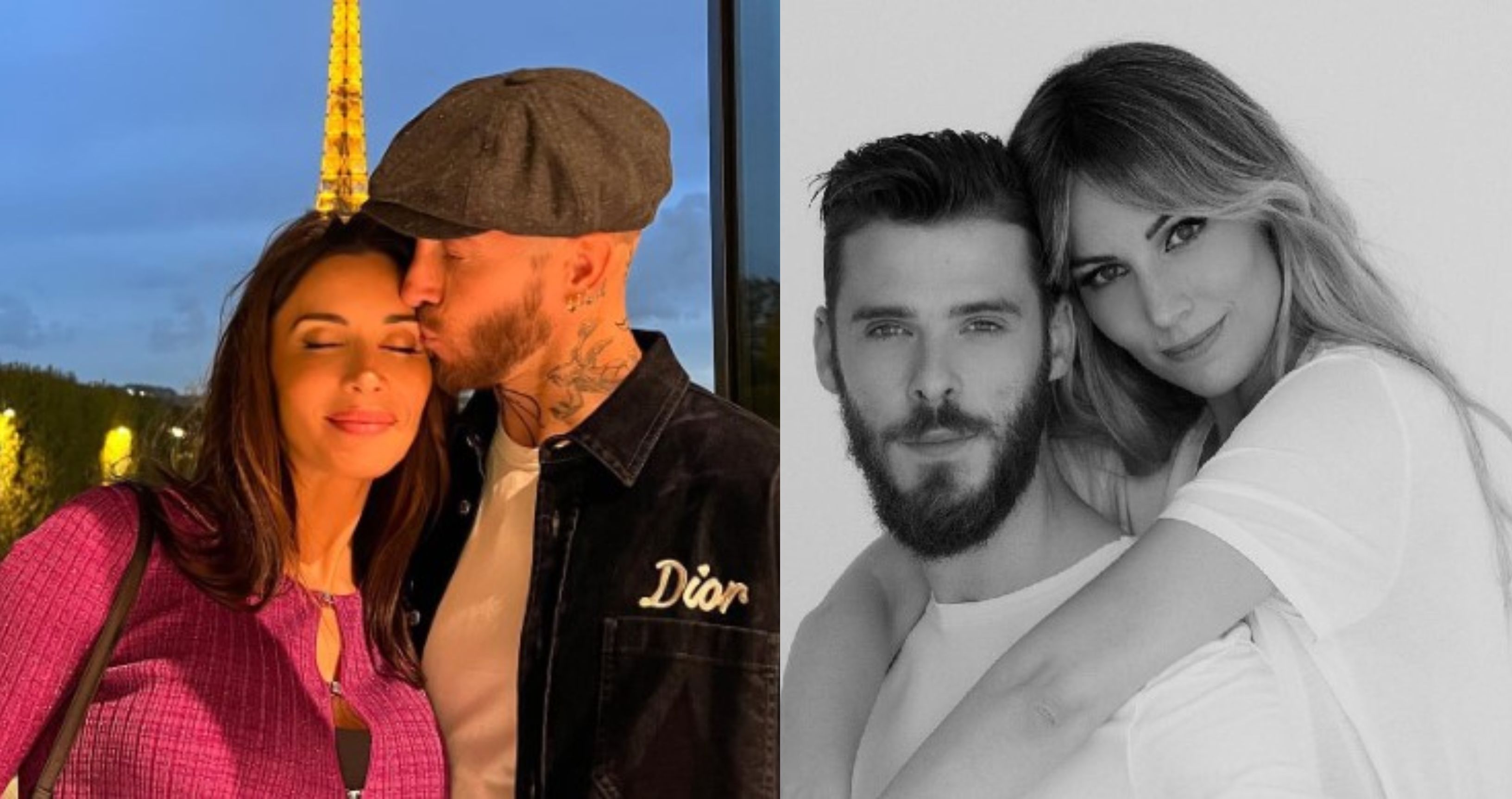 Pilar Rubio, Sergio Ramos, De Gea y Edurne. "Estas son las 10 parejas españolas más conocidas, según un estudio".     INSTAGRAM