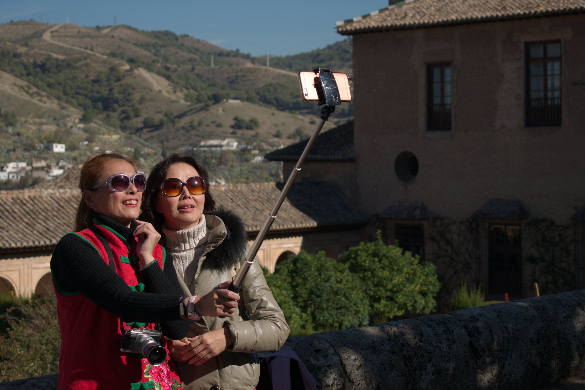 'Selfie' en La Alhambra, en una imagen de archivo. FOTO: SAMI FARIN