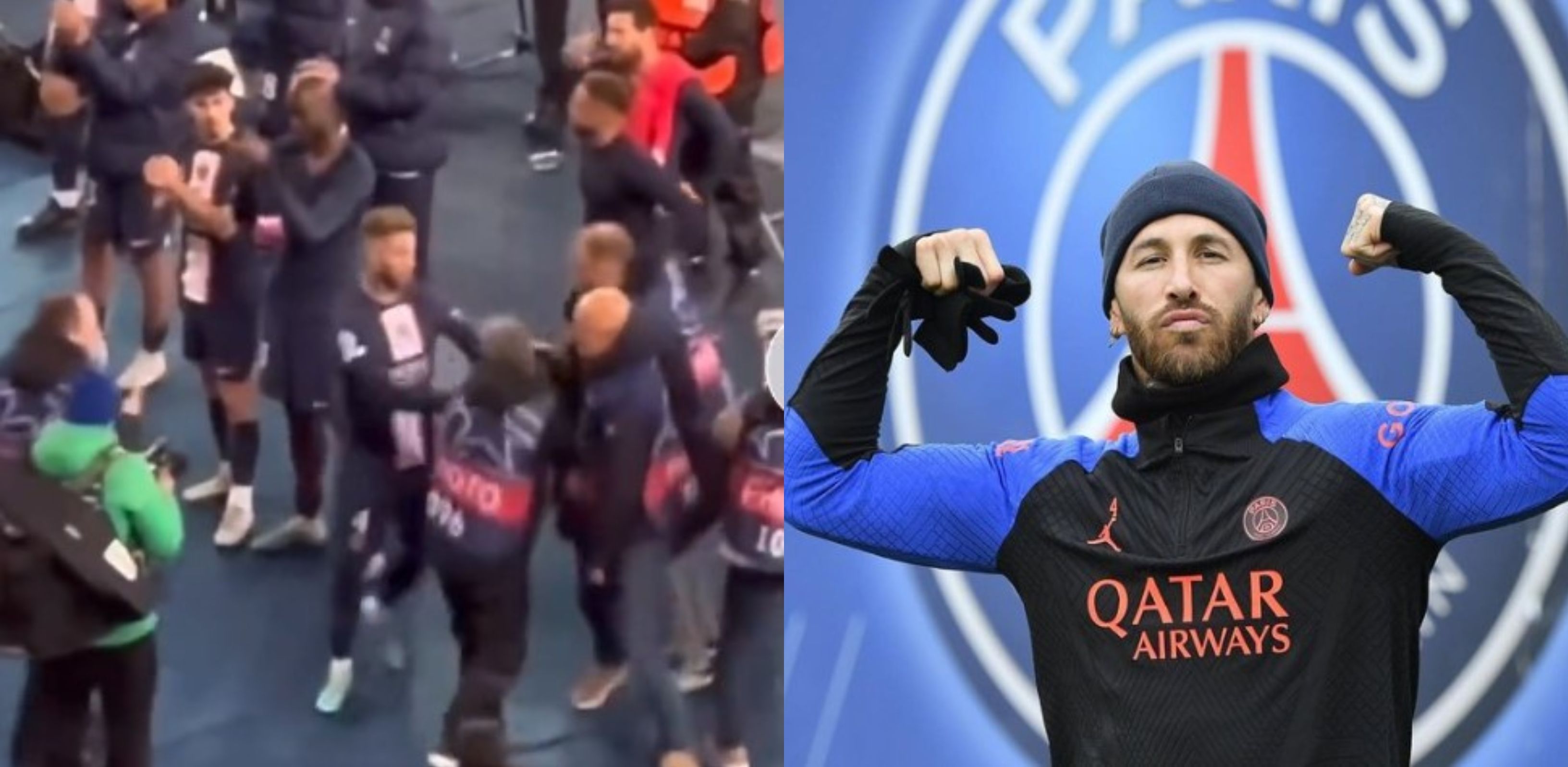 Sergio Ramos agrede a un fotógrafo. INSTAGRAM 