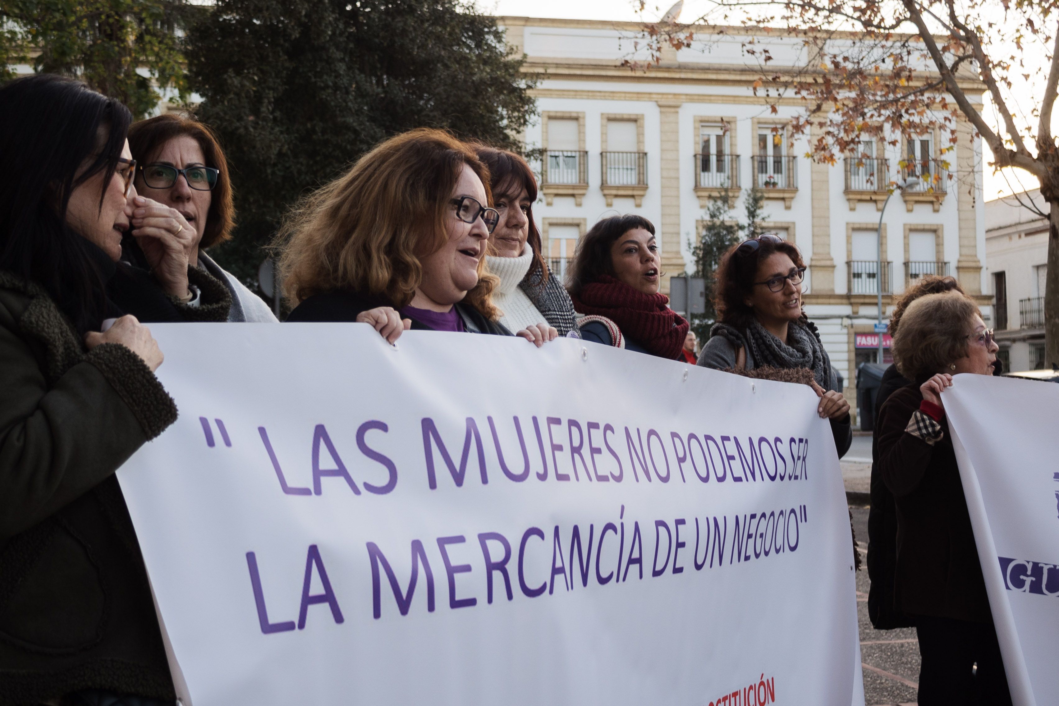 Una concentración contra la prostitución en una imagen de archivo. 
