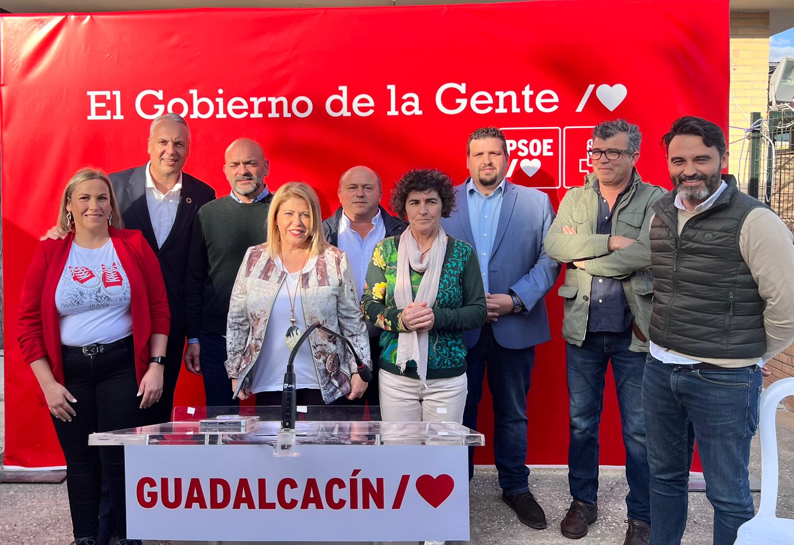 Presentación de los candidatos a las ELA de Jerez en las próximas elecciones municipales, este pasado jueves en Guadalcacín.