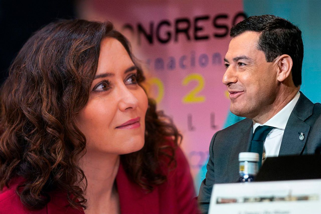 Juanma Moreno y su semana más 'Díaz Ayuso'.