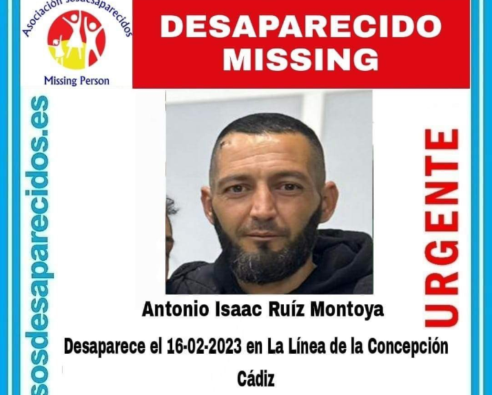 Antonio Isaac Ruiz Montoya, desaparecido desde el jueves en La Línea.