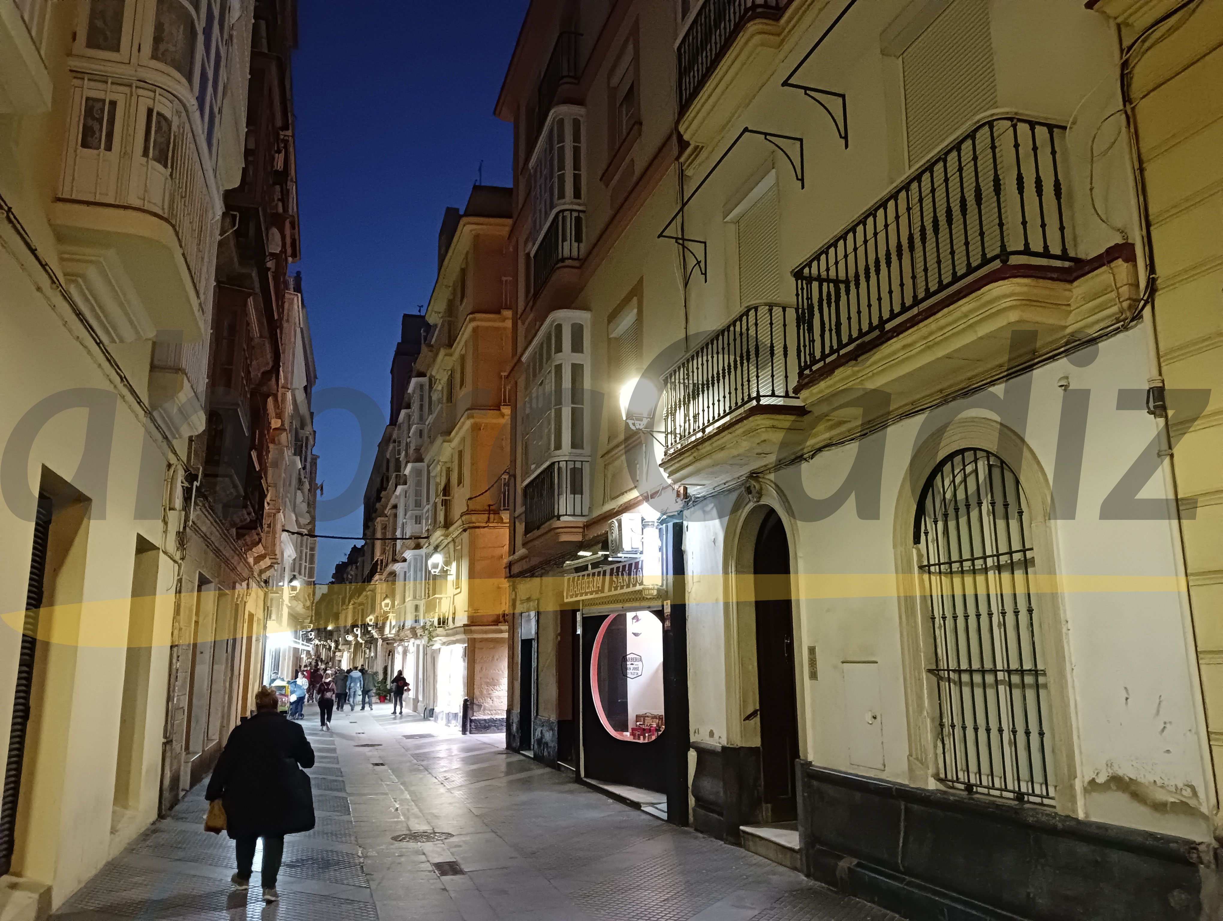 Foto de la calle San José hecha por Ahora Cádiz. 
