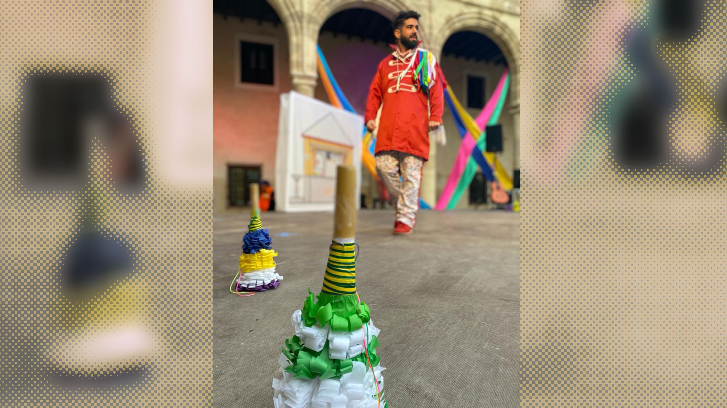 Un momento del pregón del Carnaval de Bornos.